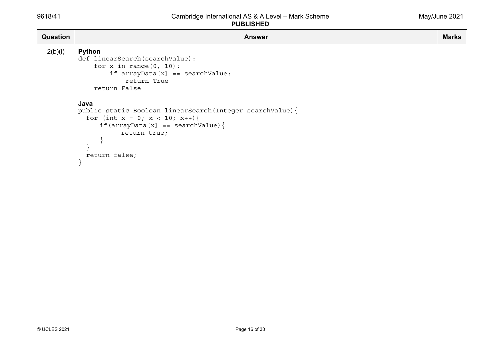 9618-2021-mj-41-q02 official mark scheme page