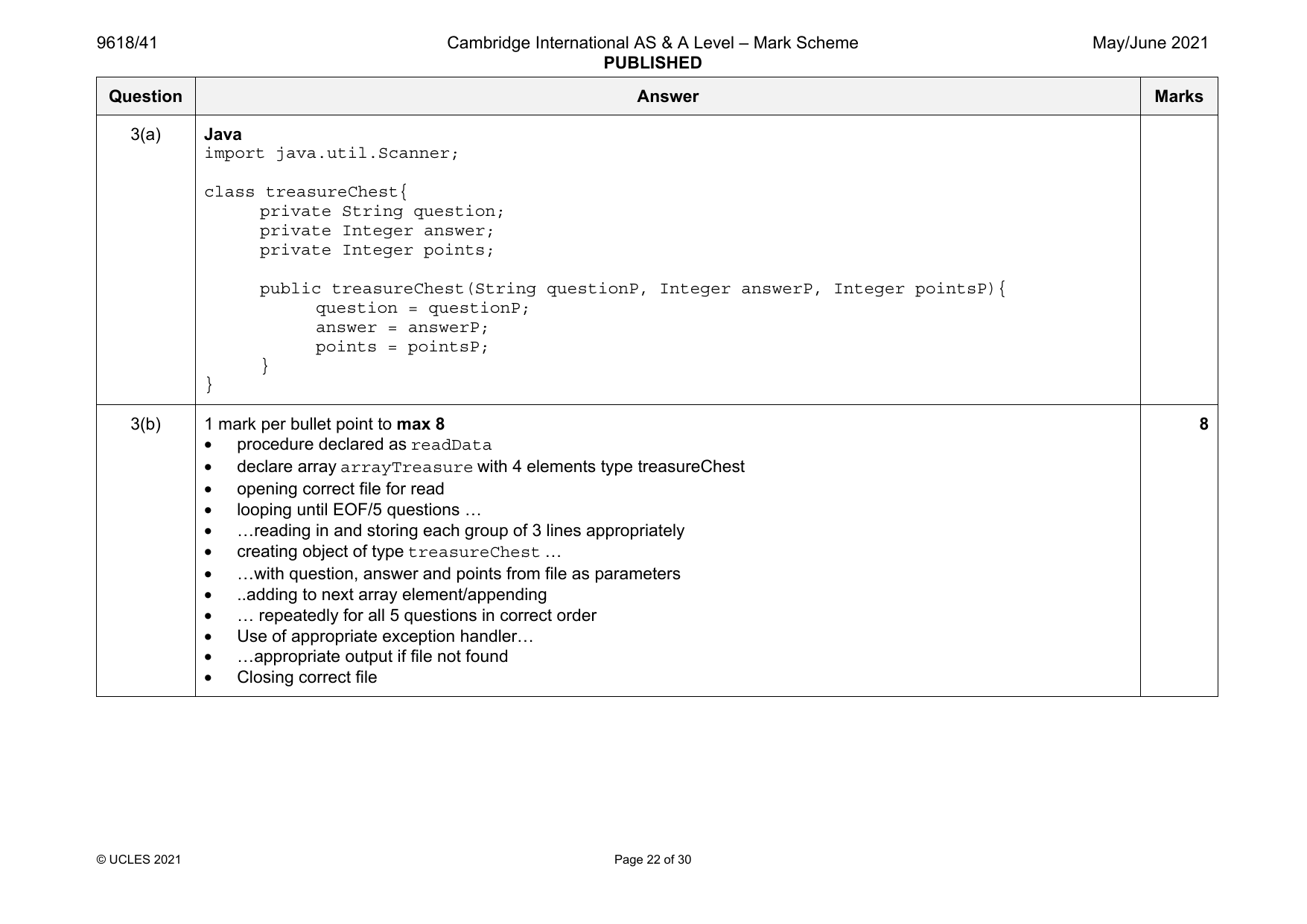 9618-2021-mj-41-q03 official mark scheme page