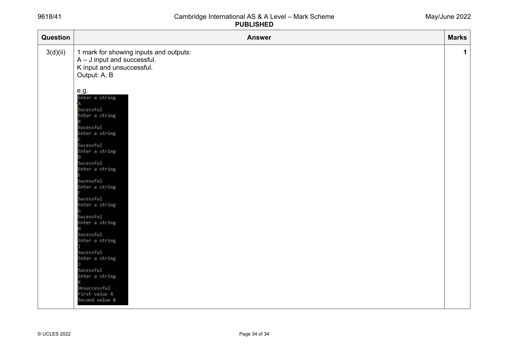 9618-2022-mj-41-q03 official mark scheme page