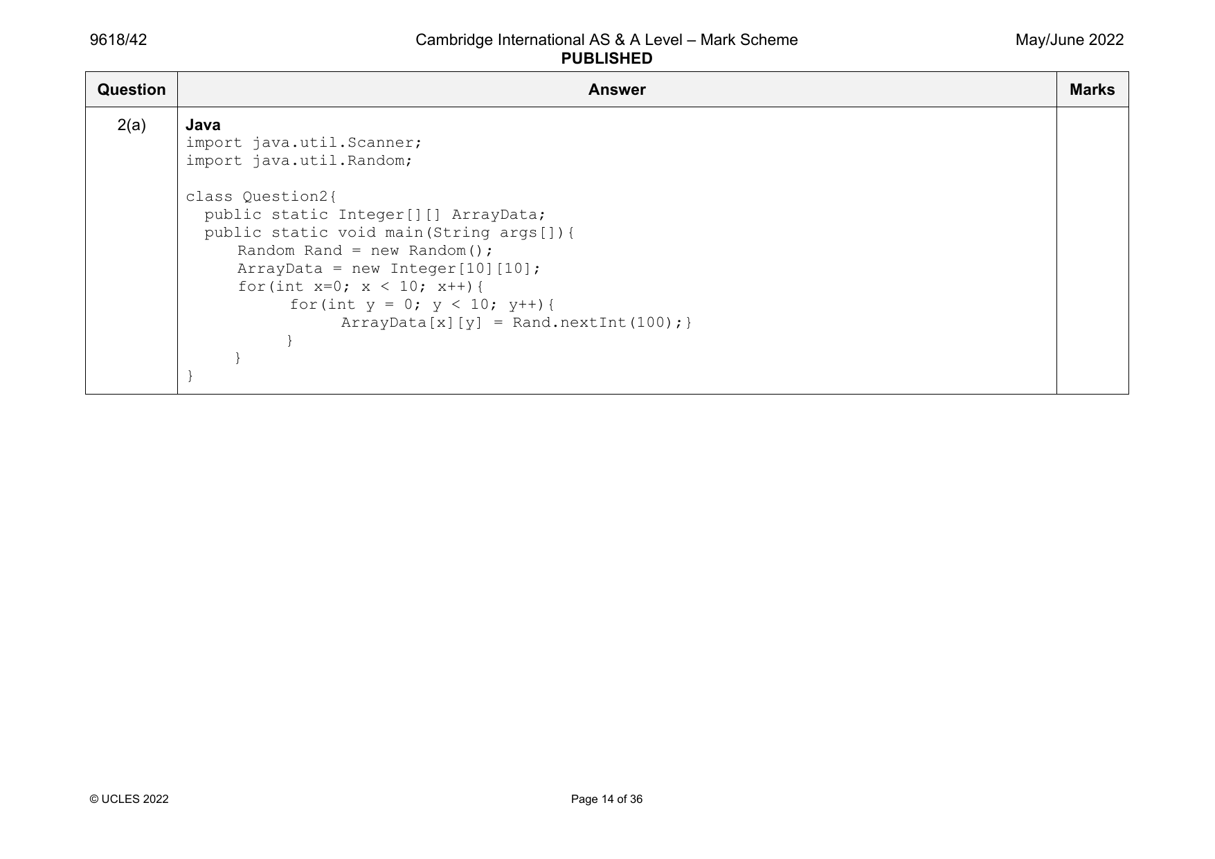 9618-2022-mj-42-q02 official mark scheme page