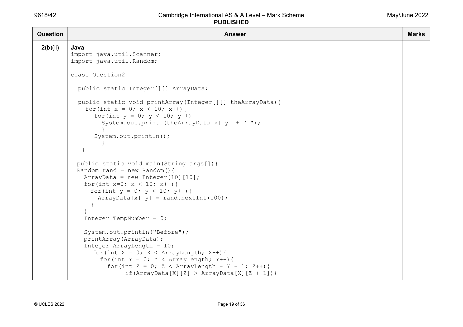 9618-2022-mj-42-q02 official mark scheme page