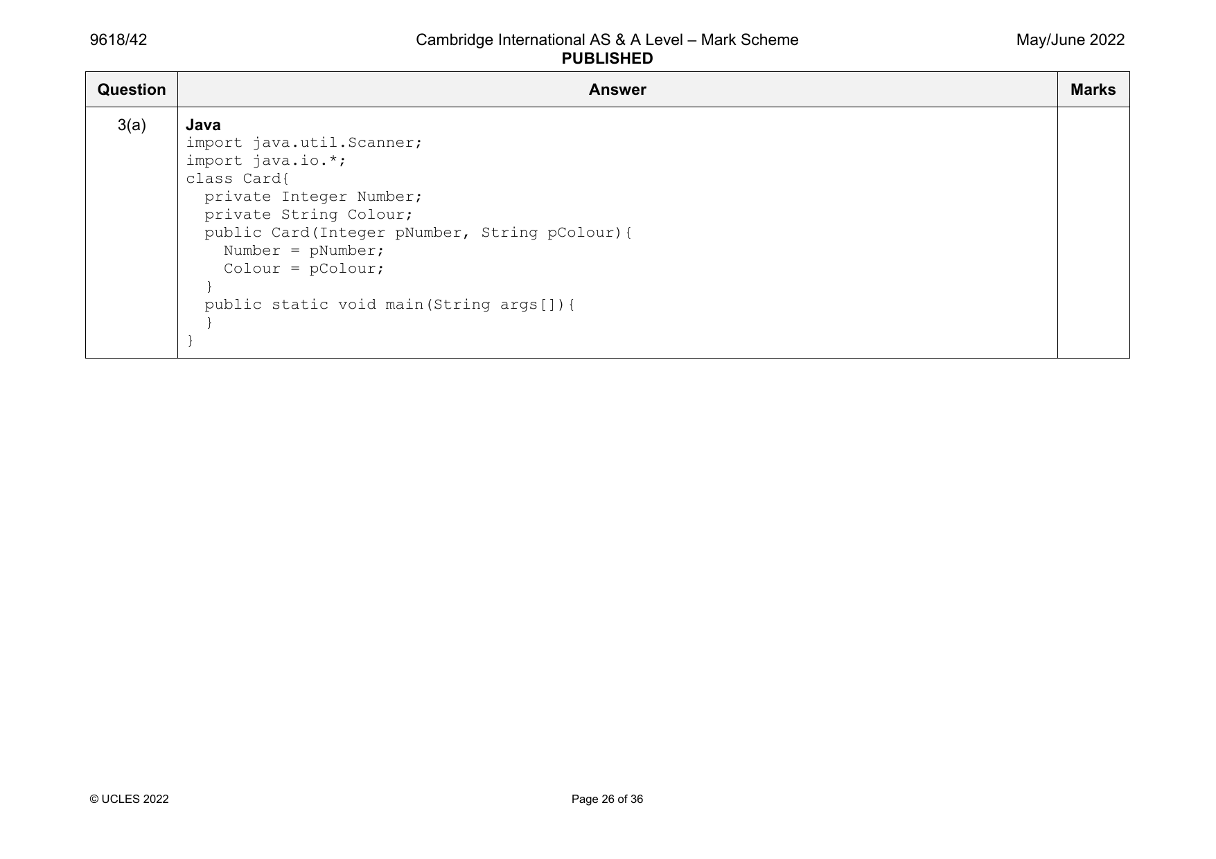 9618-2022-mj-42-q03 official mark scheme page