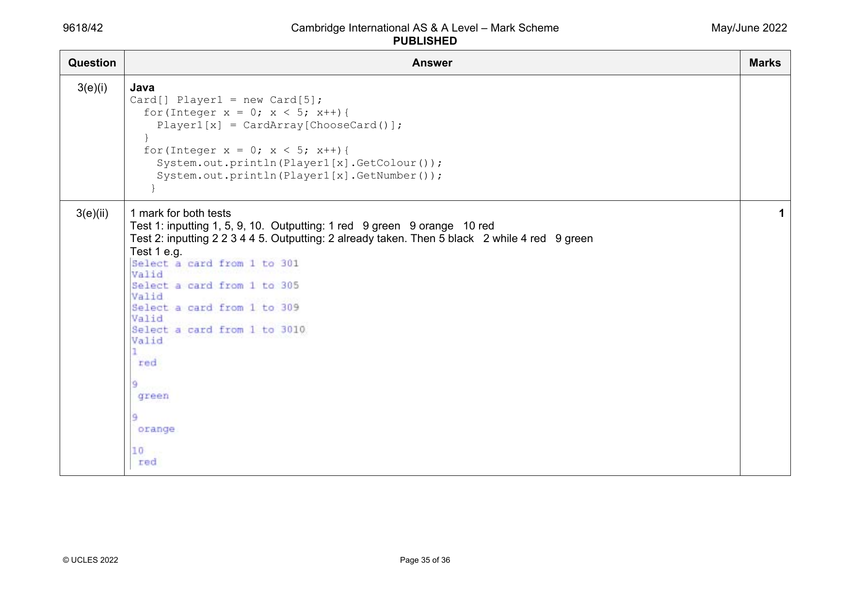 9618-2022-mj-42-q03 official mark scheme page