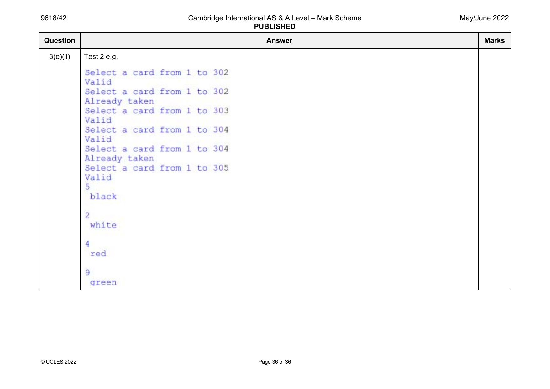 9618-2022-mj-42-q03 official mark scheme page