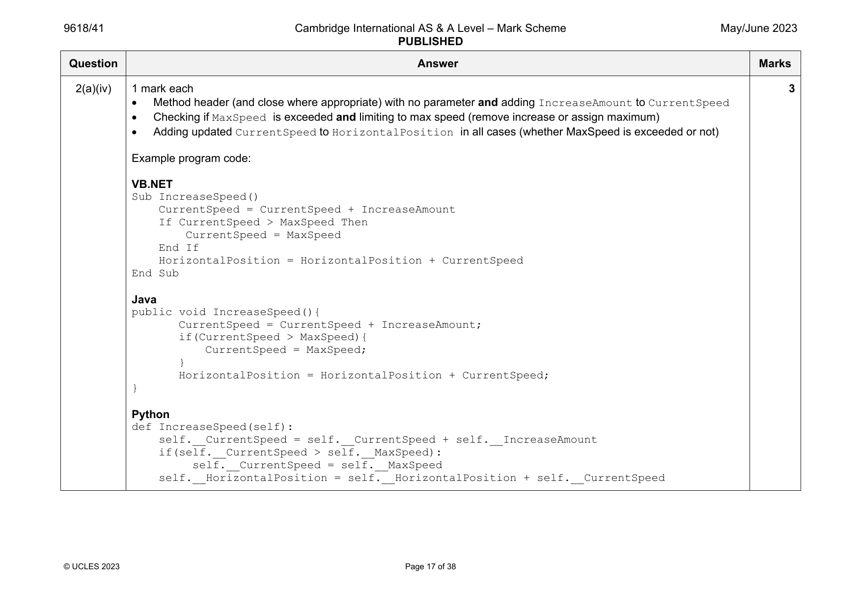 9618-2023-mj-41-q02 official mark scheme page