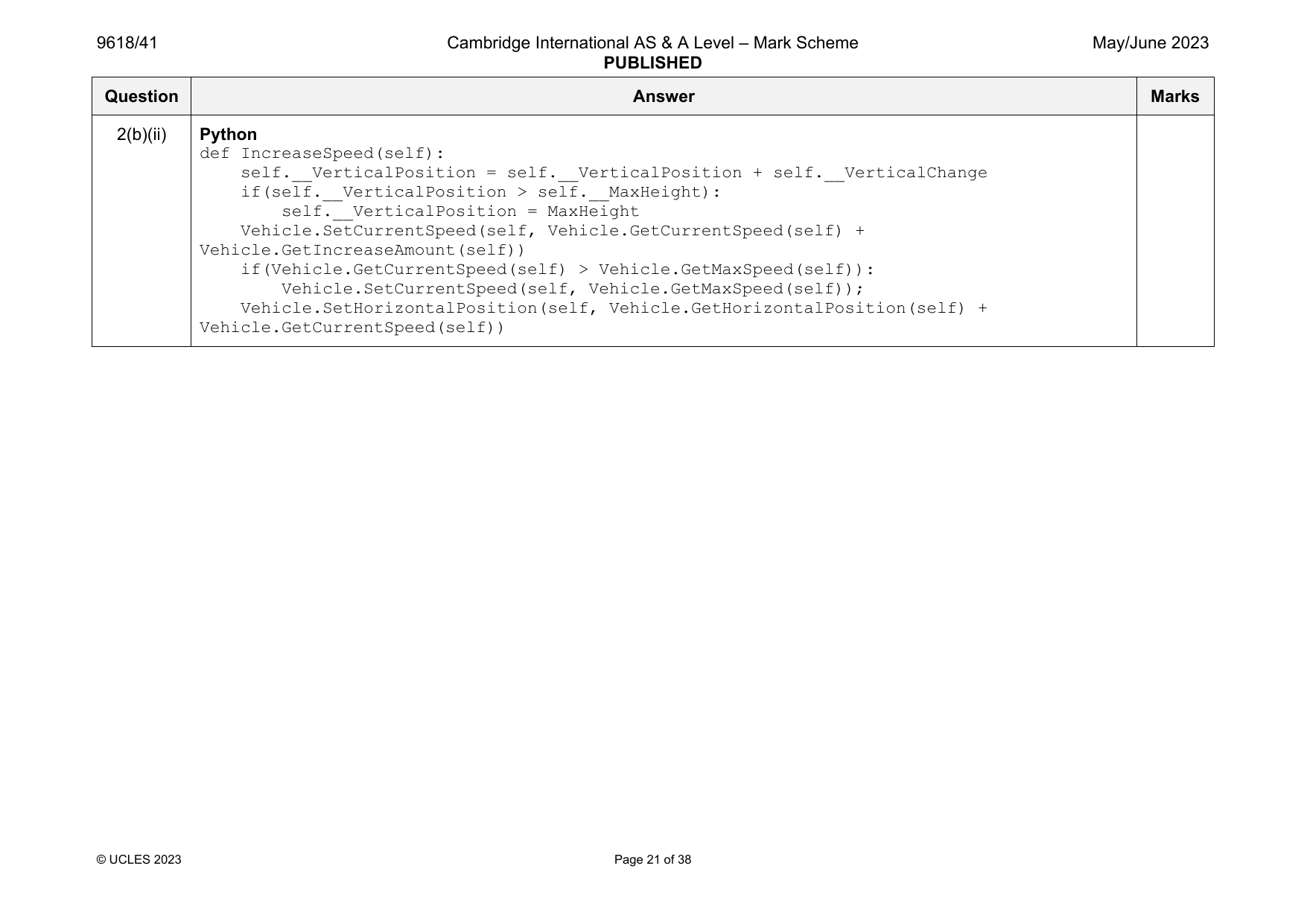 9618-2023-mj-41-q02 official mark scheme page