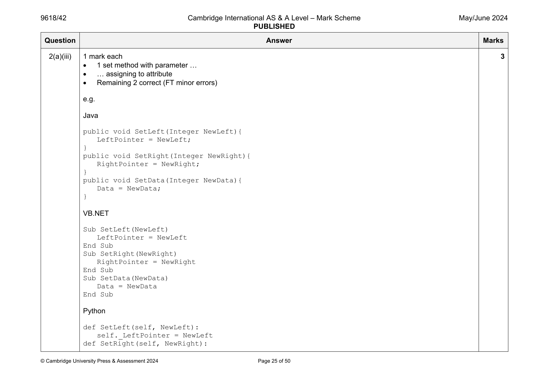9618-2024-mj-42-q02 official mark scheme page