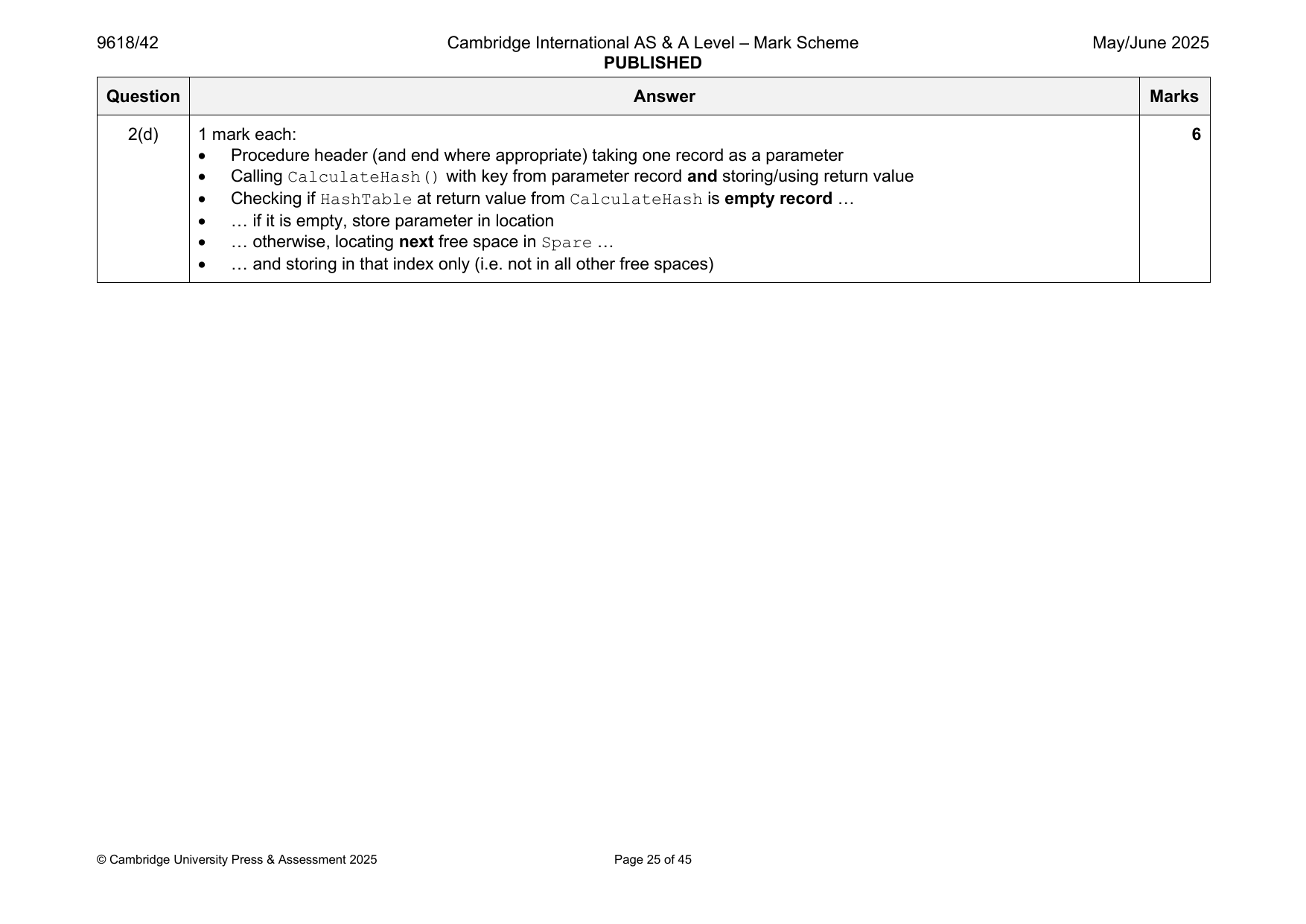 9618-2025-mj-42-q02 official mark scheme page