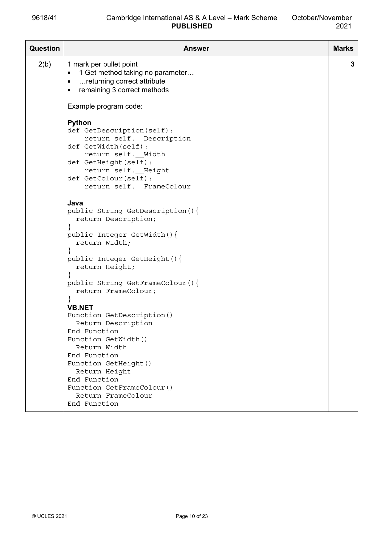 9618-2021-on-41-q02 official mark scheme page