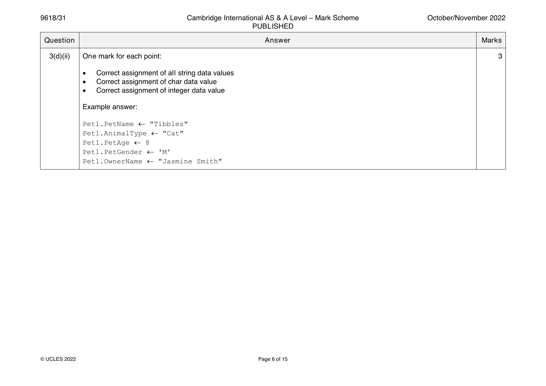 9618-2022-on-31-q03 official mark scheme page