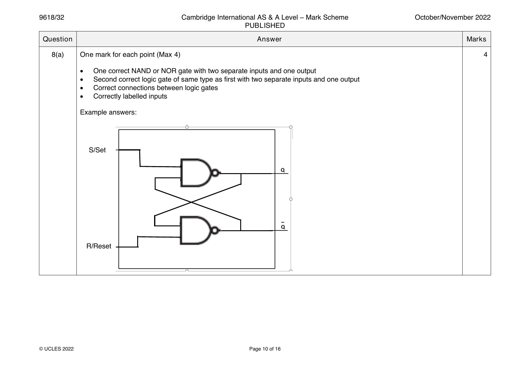 9618-2022-on-32-q08 official mark scheme page