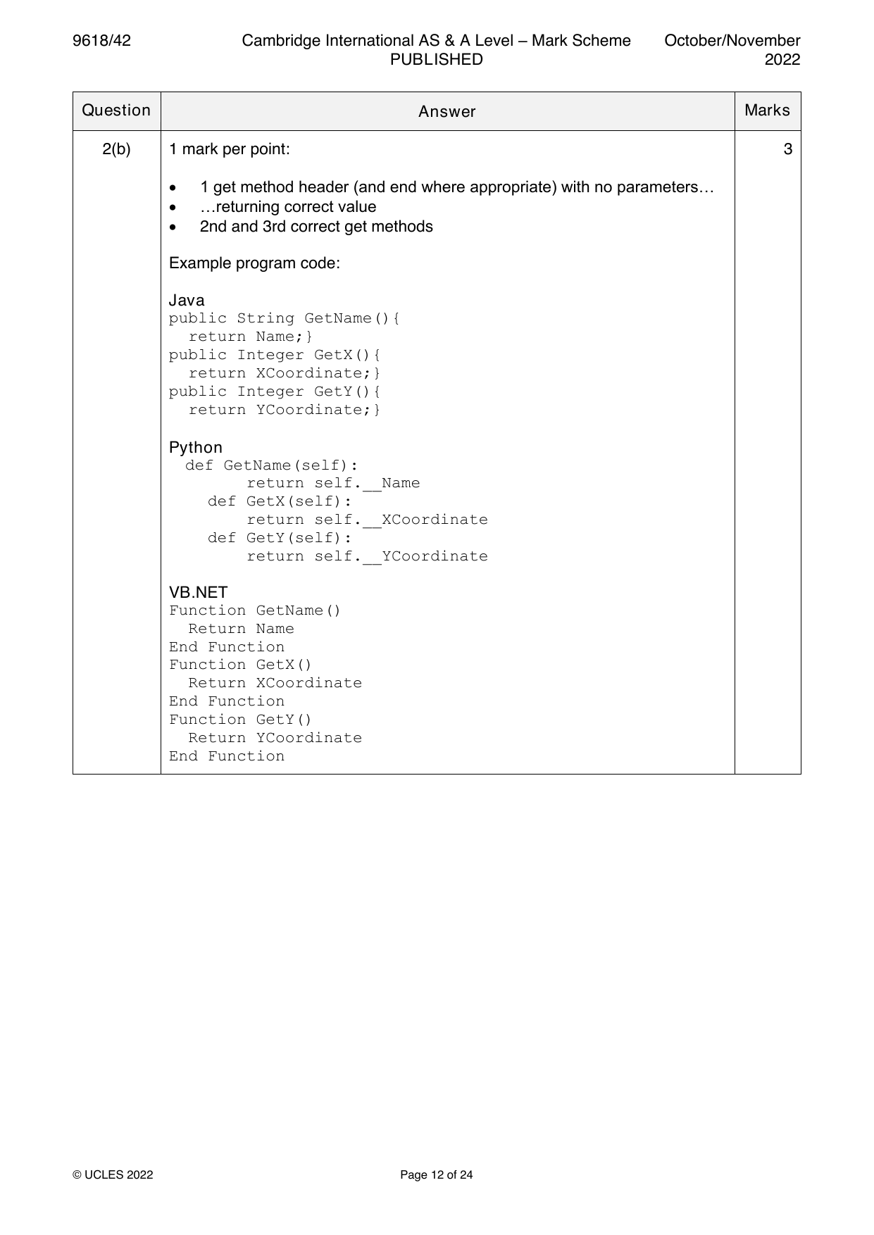 9618-2022-on-42-q02 official mark scheme page