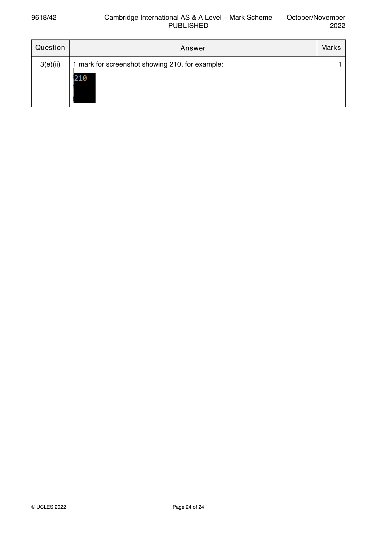9618-2022-on-42-q03 official mark scheme page