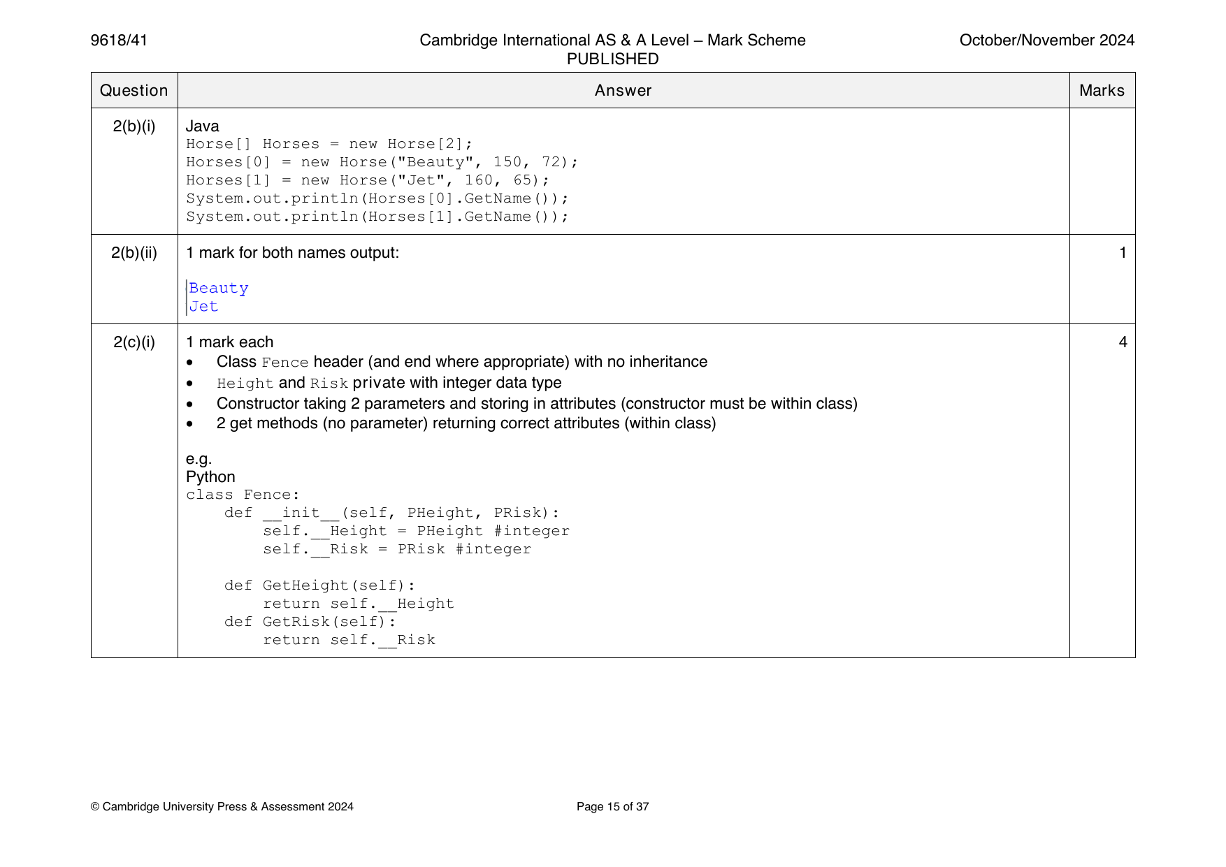 9618-2024-on-41-q02 official mark scheme page