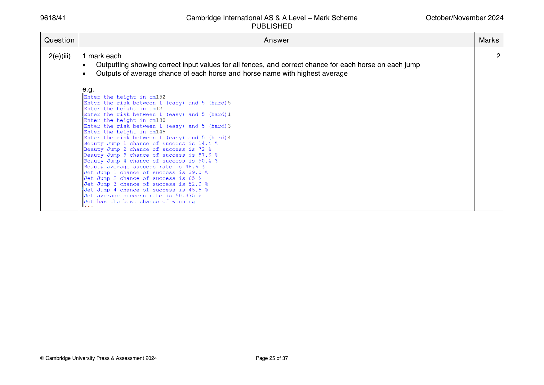 9618-2024-on-41-q02 official mark scheme page