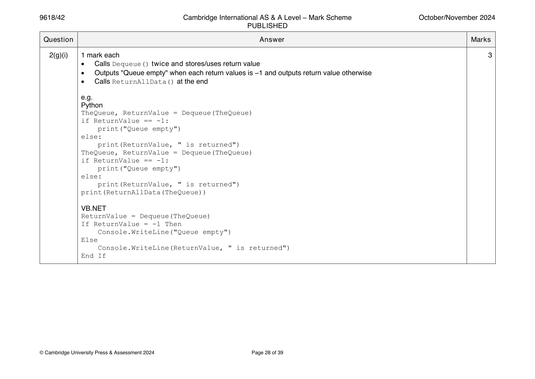 9618-2024-on-42-q02 official mark scheme page