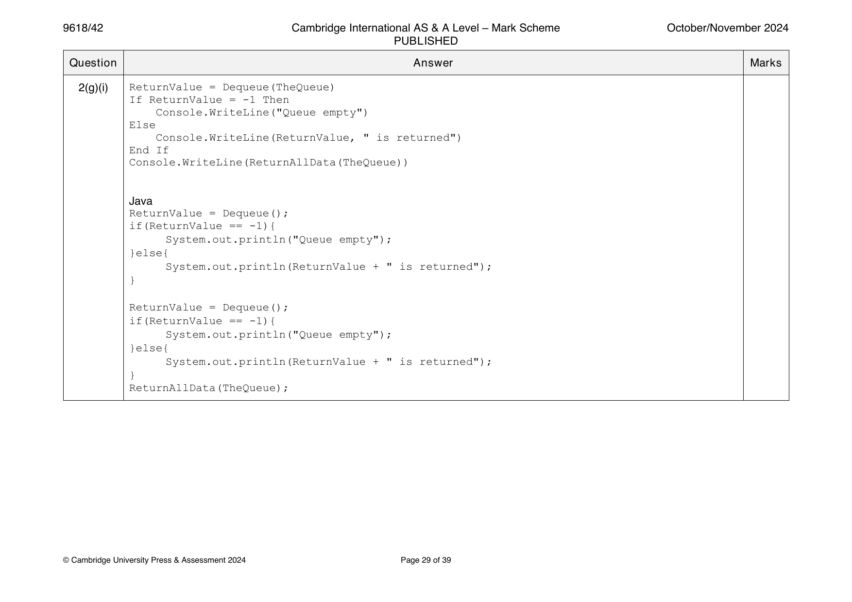 9618-2024-on-42-q02 official mark scheme page
