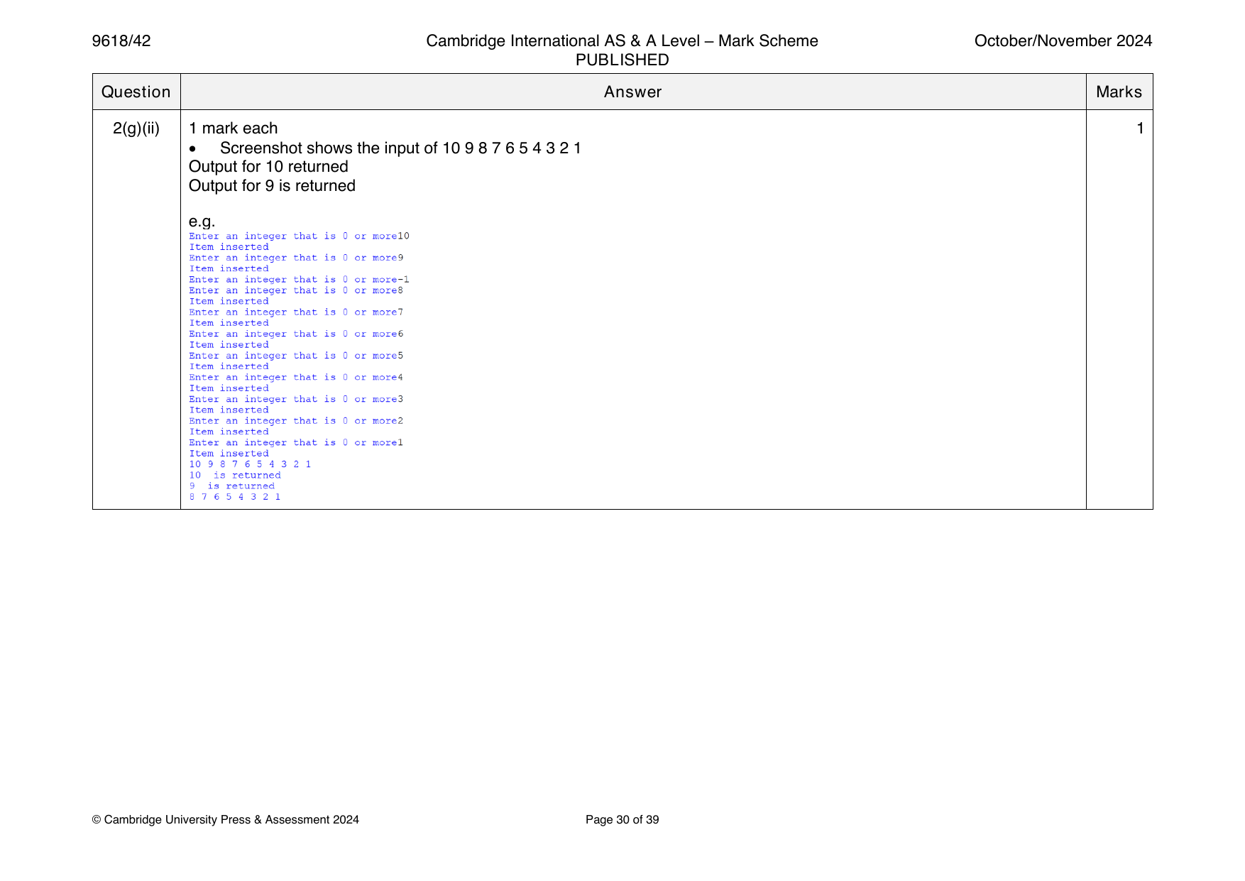 9618-2024-on-42-q02 official mark scheme page