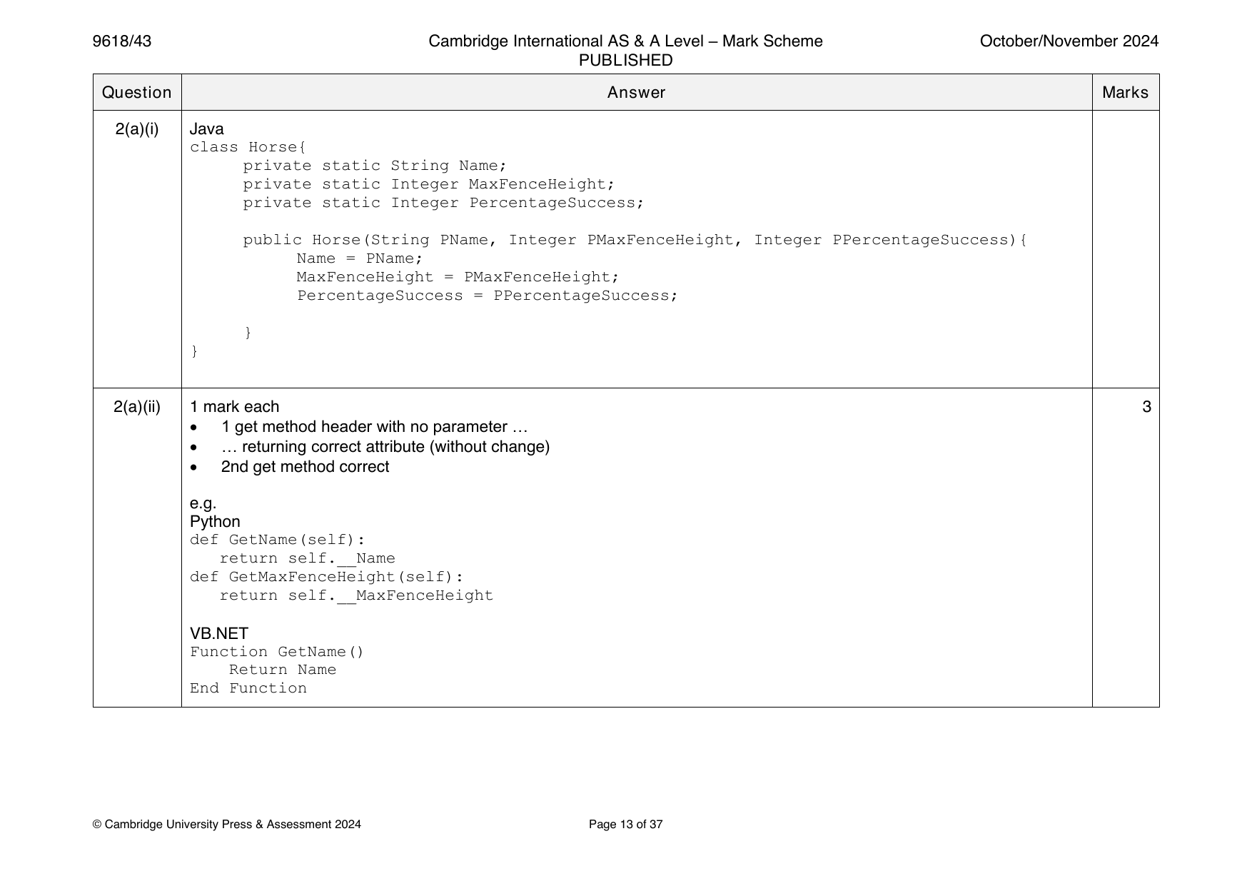 9618-2024-on-43-q02 official mark scheme page