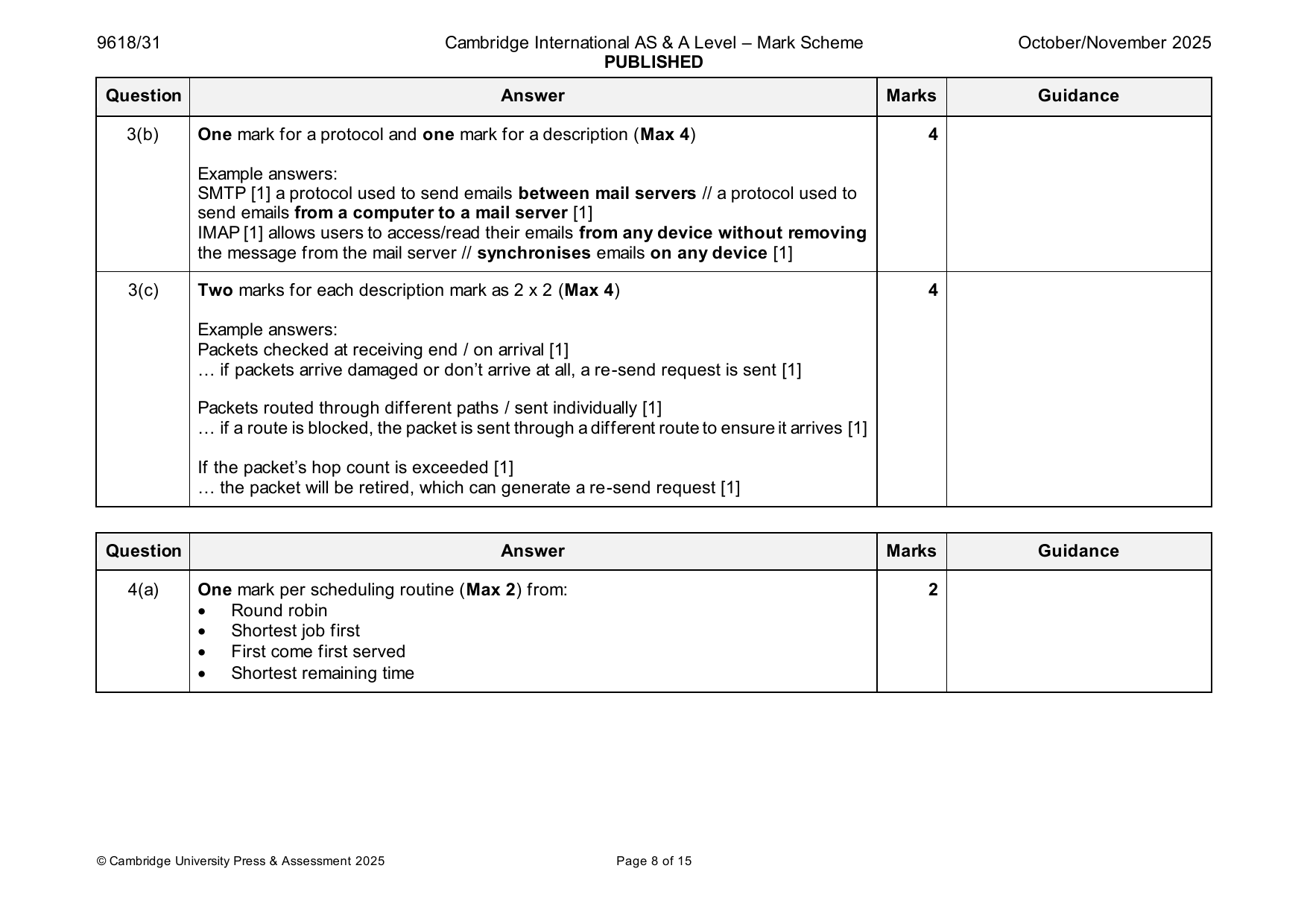 9618-2025-on-31-q04 official mark scheme page