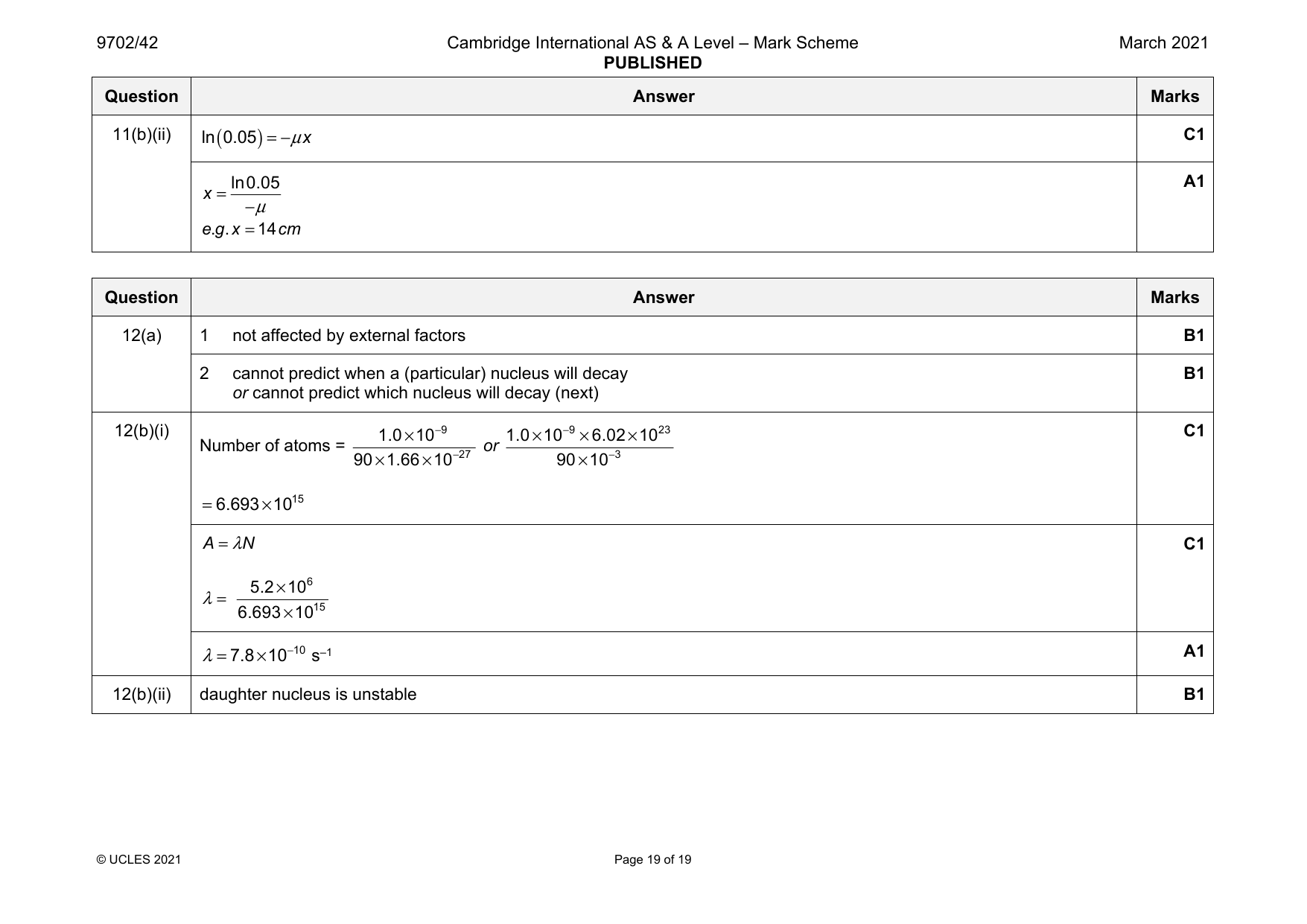 9702-2021-m-42-q12 official mark scheme page