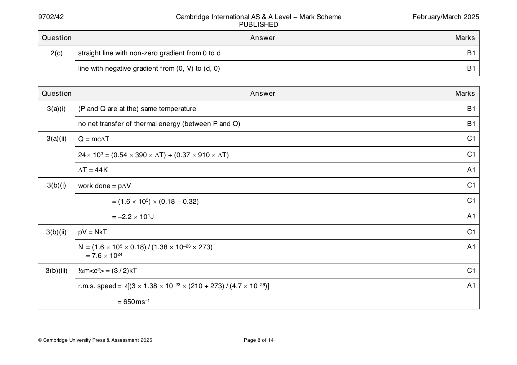 9702-2025-m-42-q03 official mark scheme page