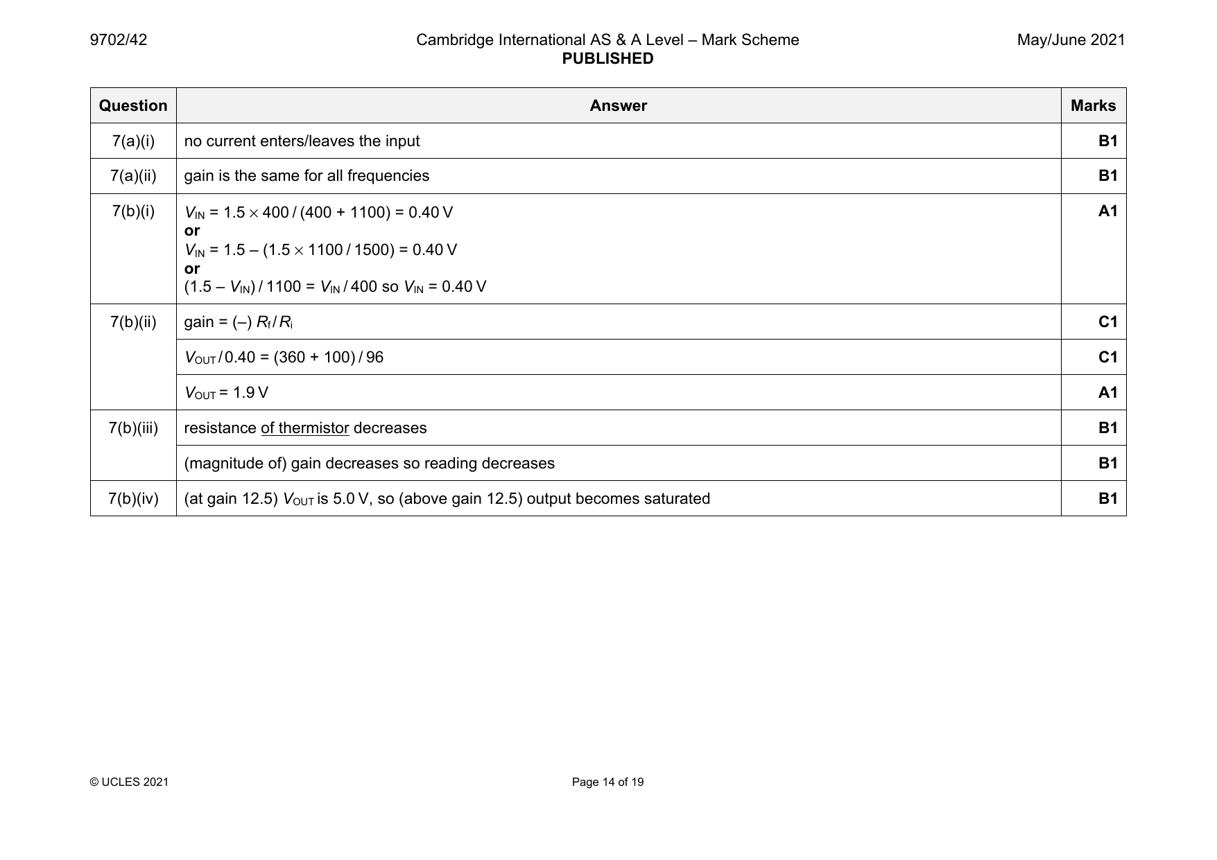 9702-2021-mj-42-q07 official mark scheme page
