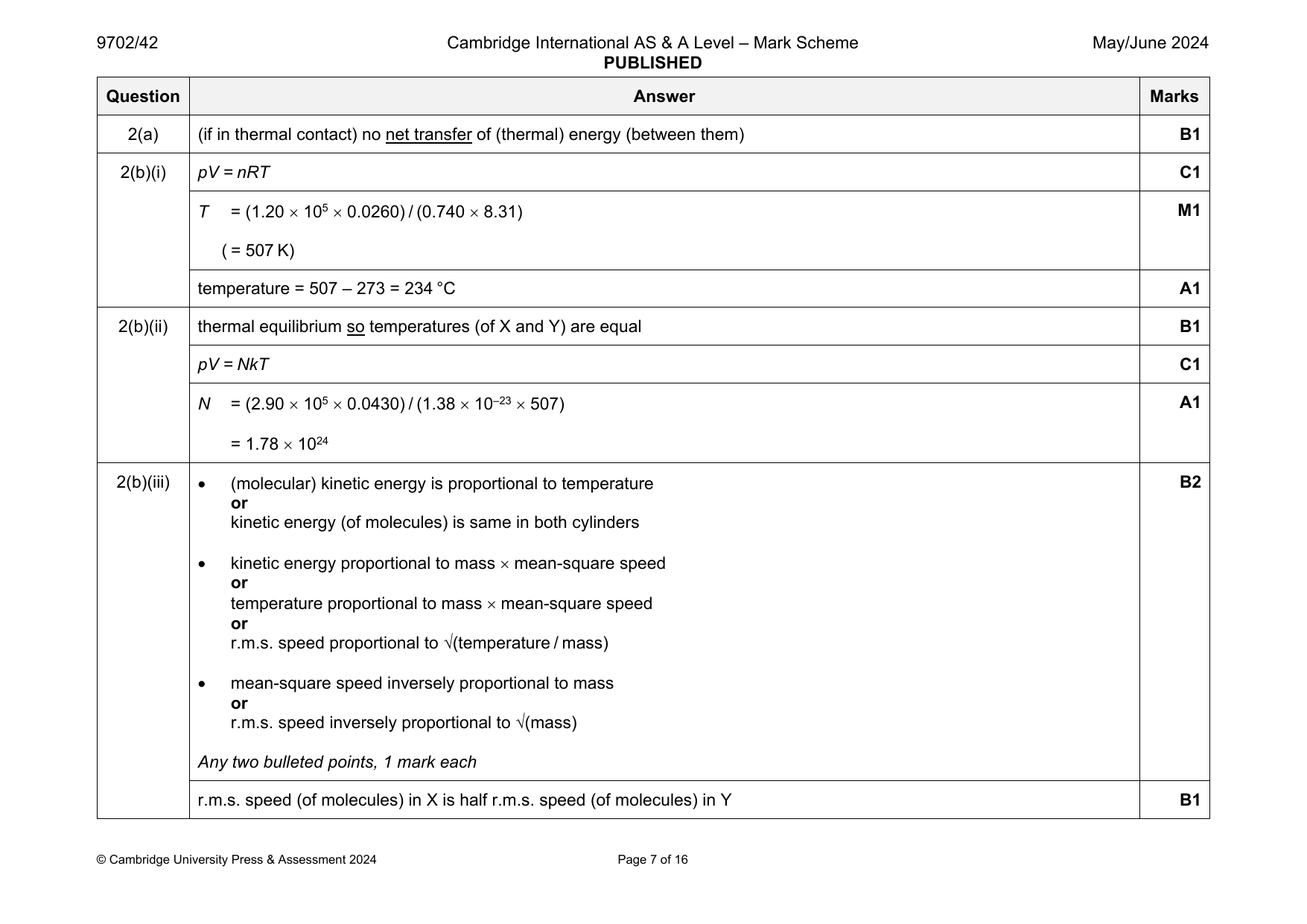 9702-2024-mj-42-q02 official mark scheme page