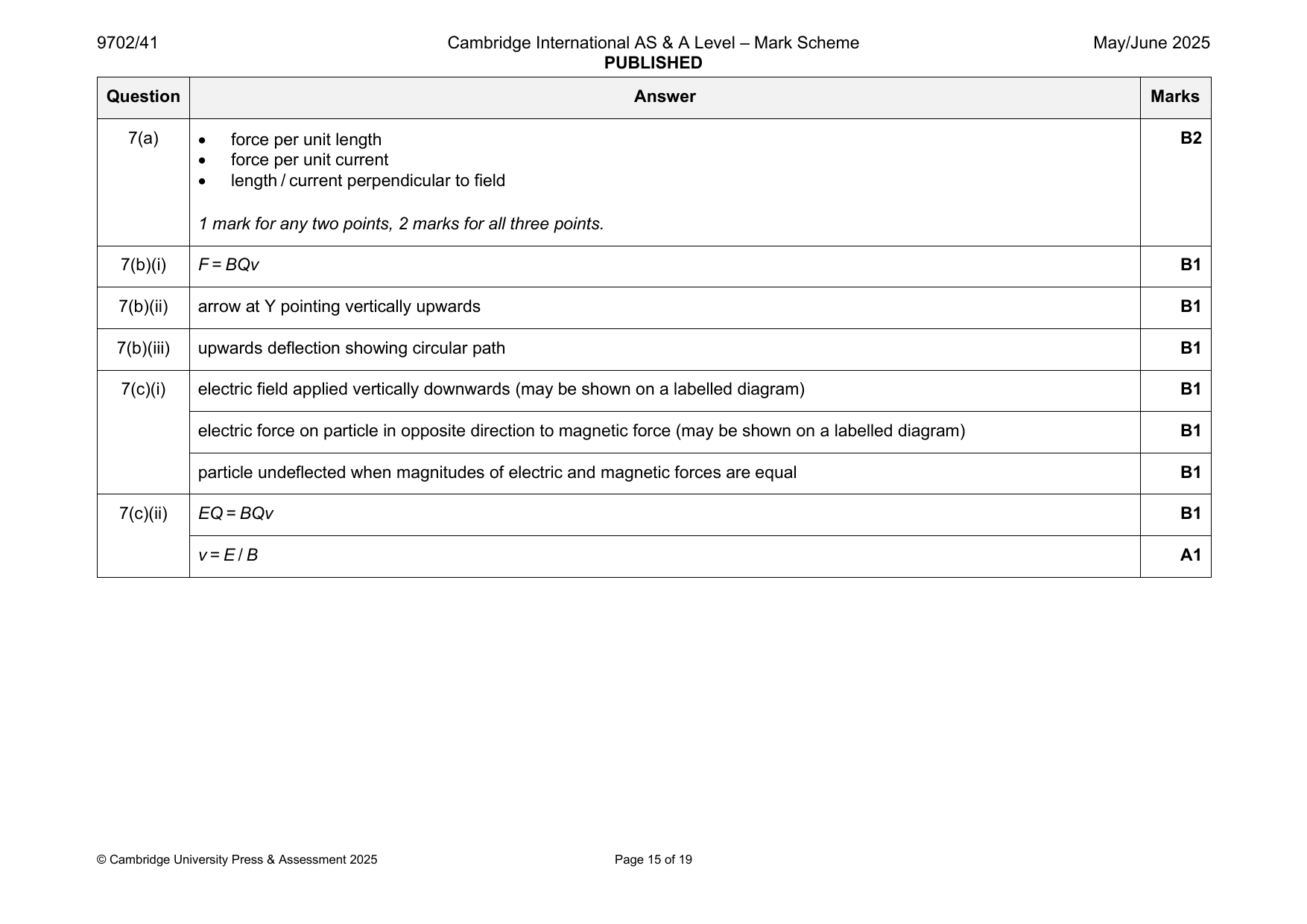 9702-2025-mj-41-q07 official mark scheme page