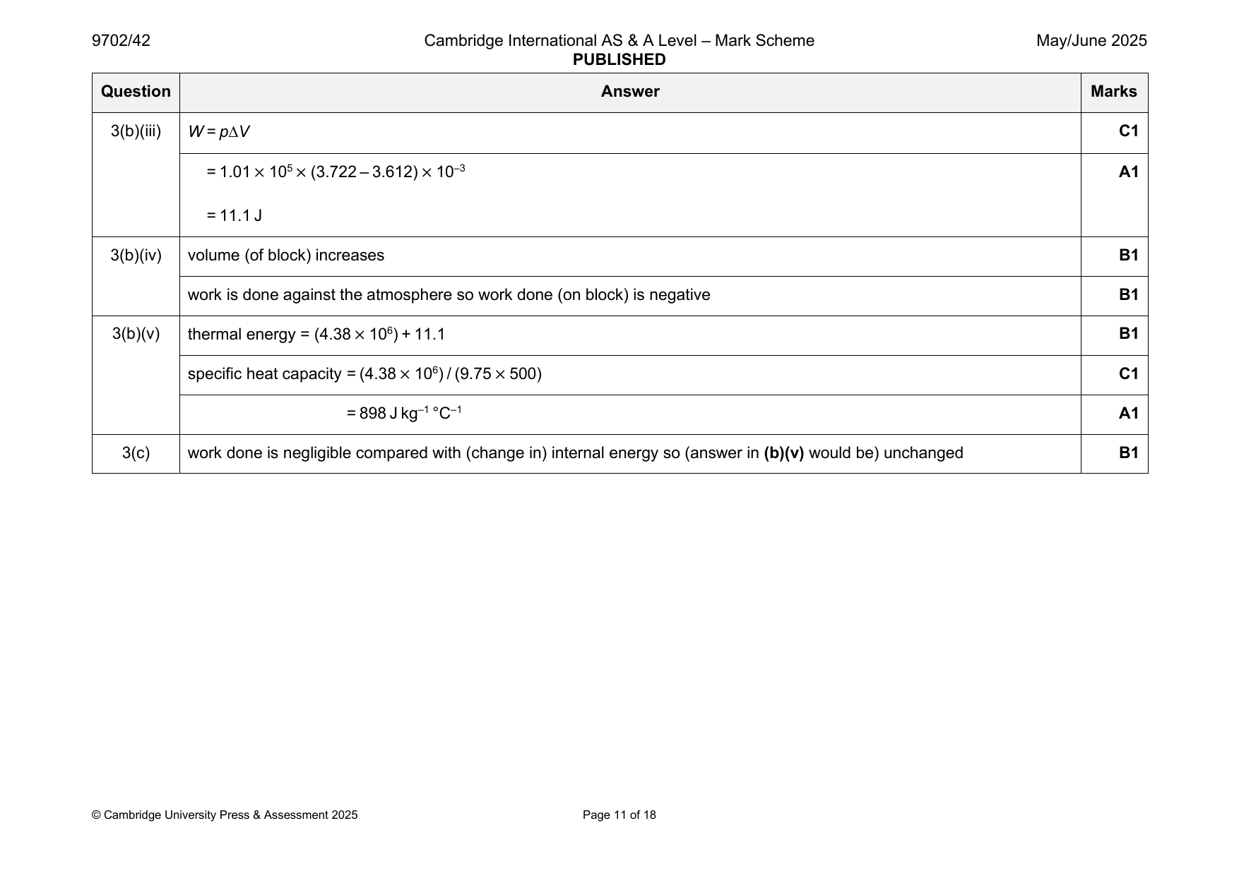 9702-2025-mj-42-q03 official mark scheme page