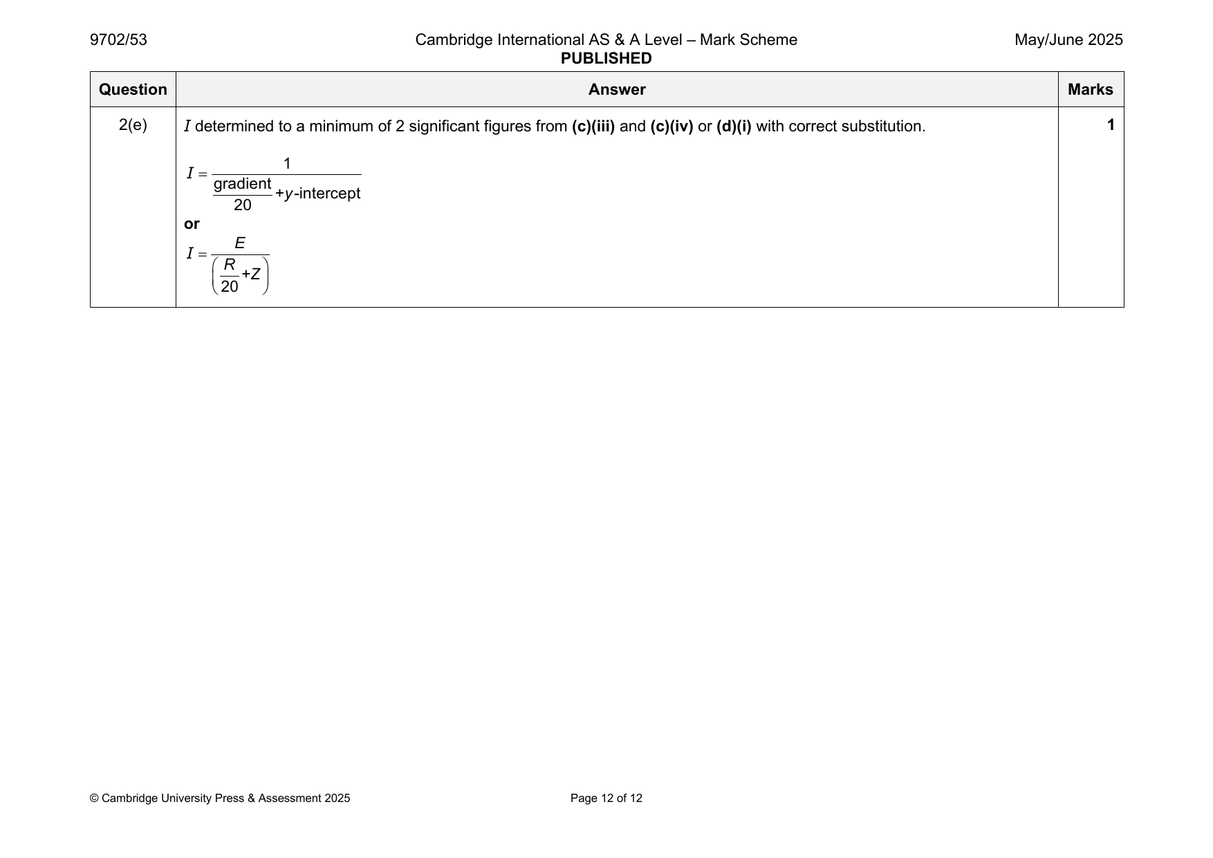 9702-2025-mj-53-q02 official mark scheme page