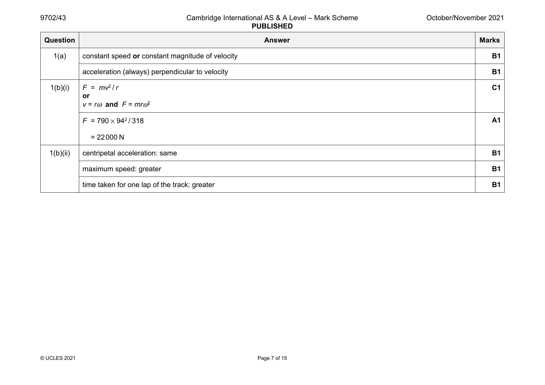 9702-2021-on-43-q01 official mark scheme page