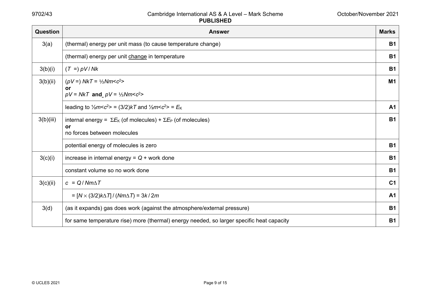 9702-2021-on-43-q03 official mark scheme page