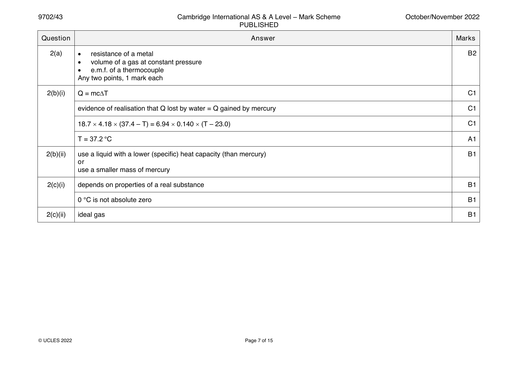 9702-2022-on-43-q02 official mark scheme page