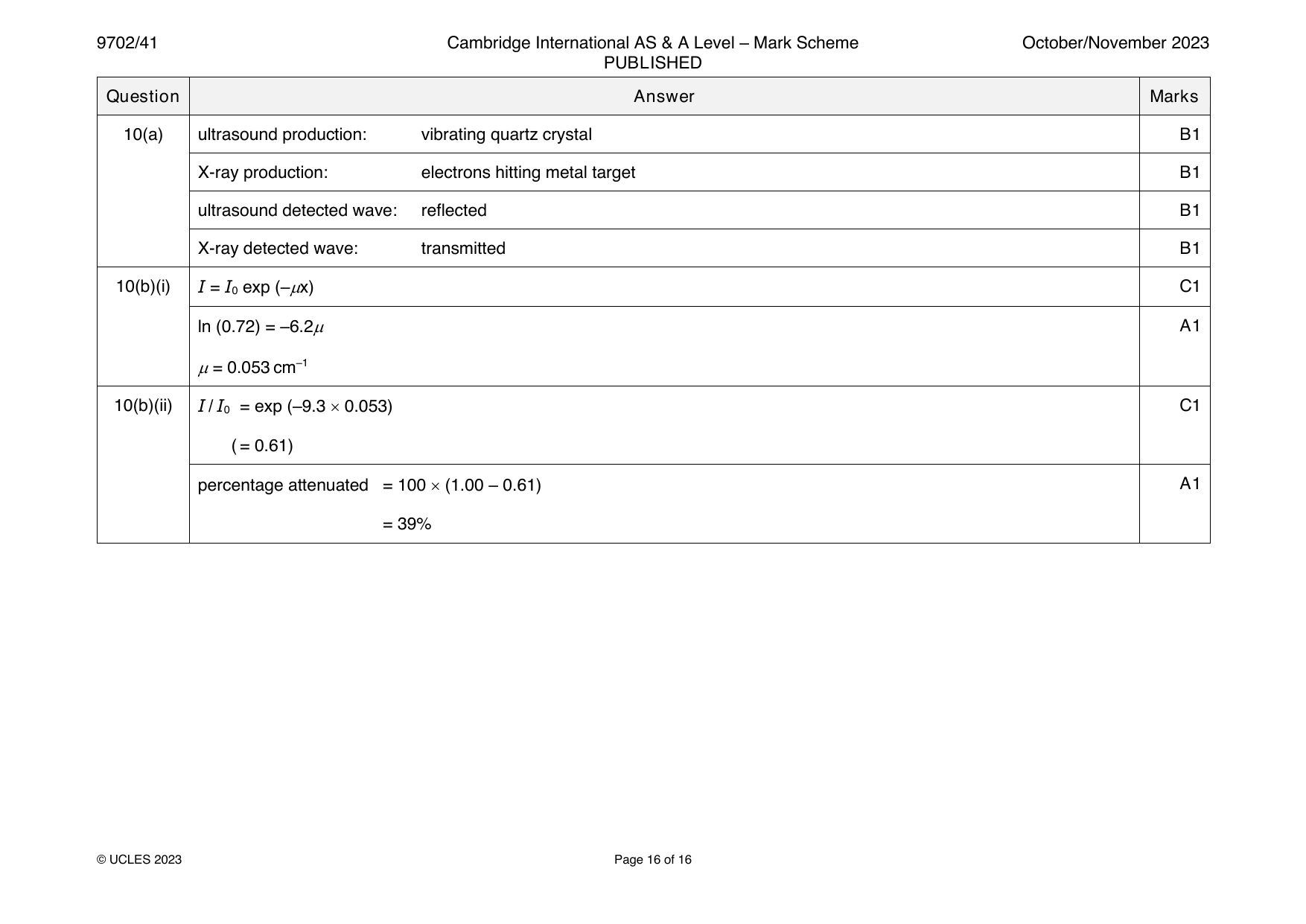 9702-2023-on-41-q10 official mark scheme page
