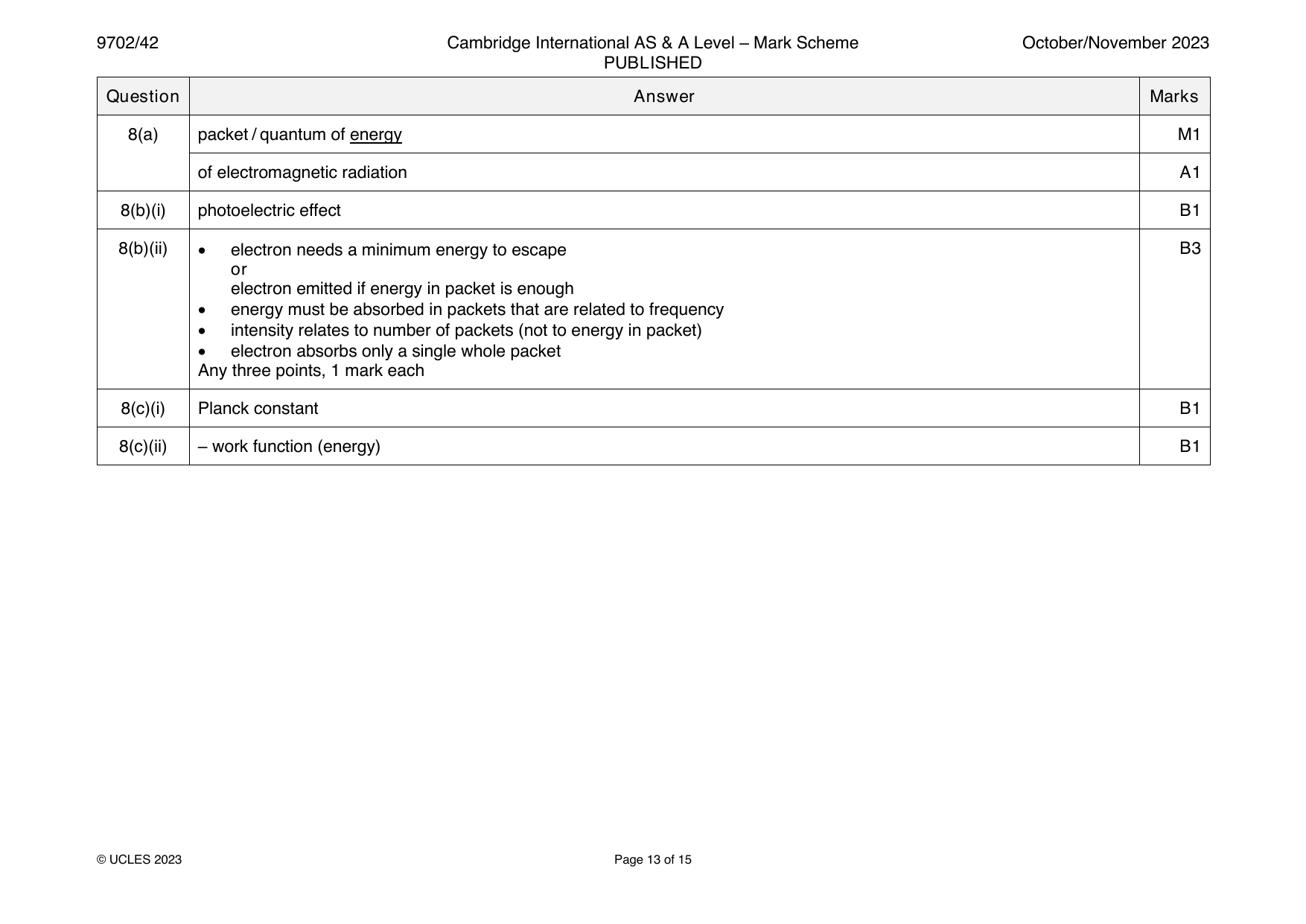 9702-2023-on-42-q08 official mark scheme page