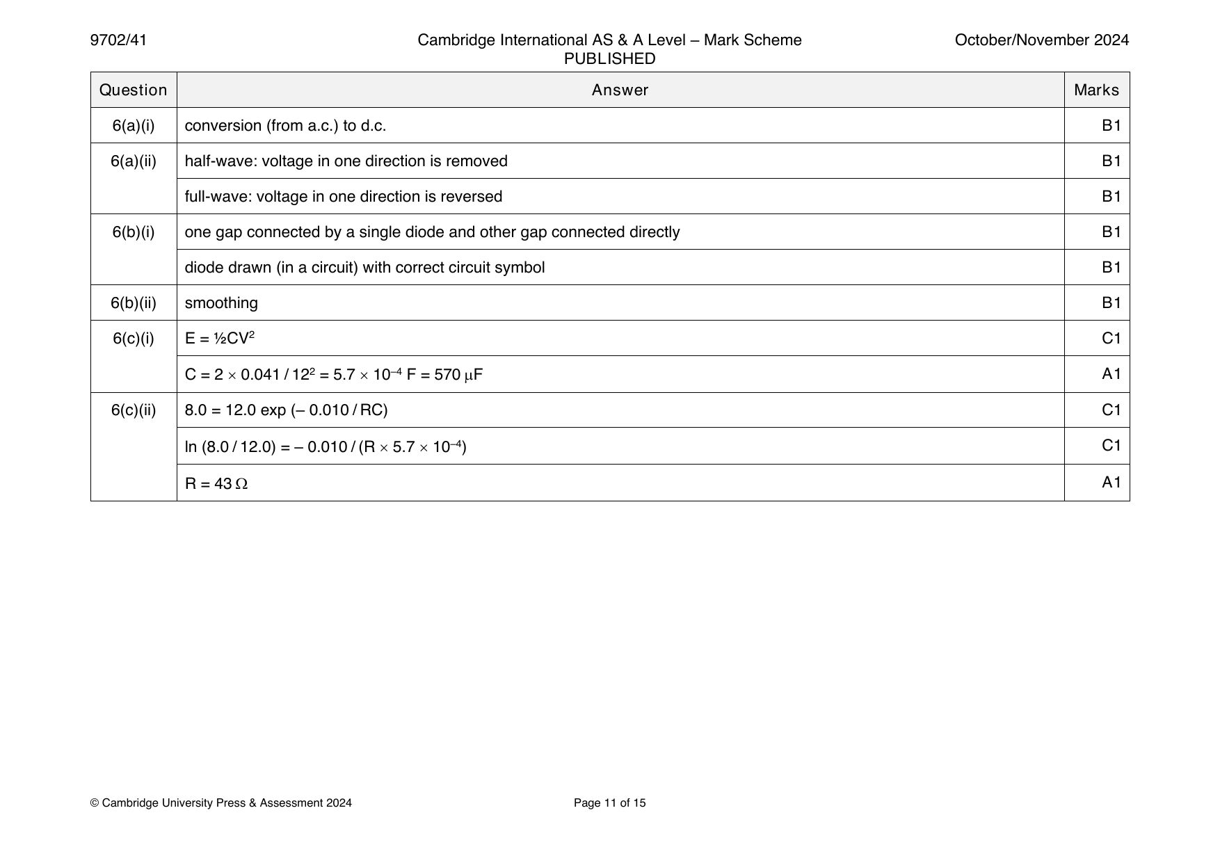9702-2024-on-41-q06 official mark scheme page
