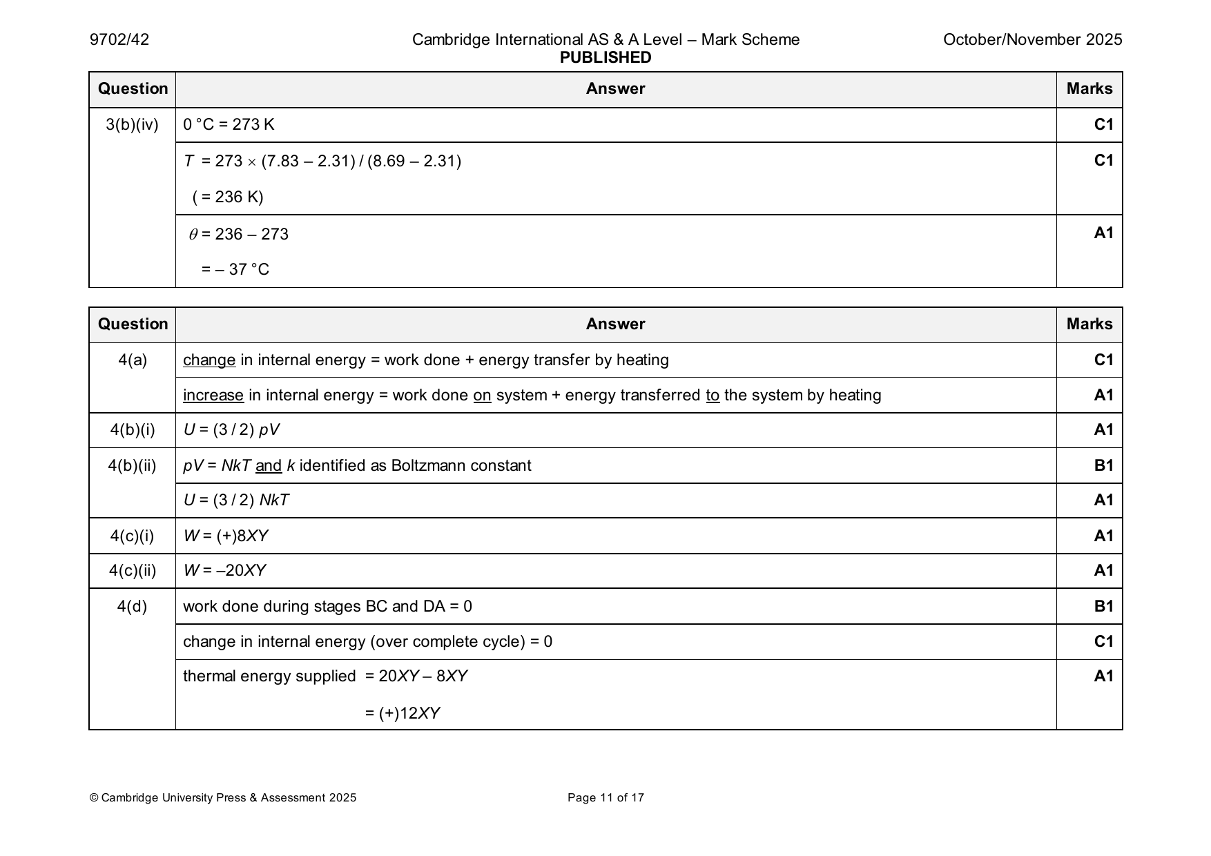 9702-2025-on-42-q03 official mark scheme page