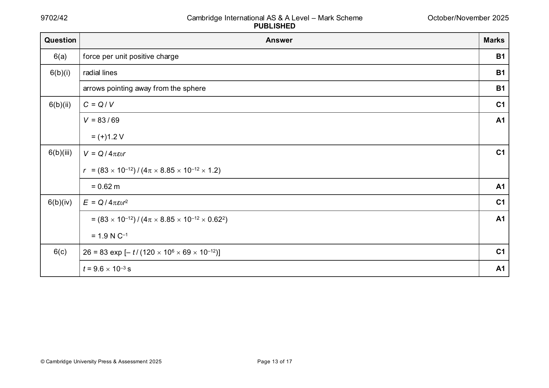 9702-2025-on-42-q06 official mark scheme page