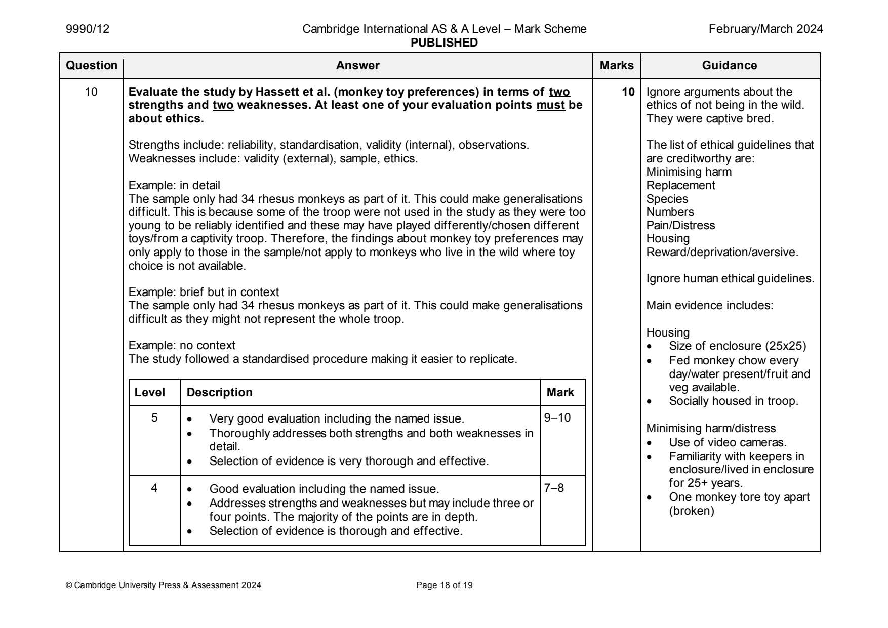 9990-2024-m-12-q10 official mark scheme page