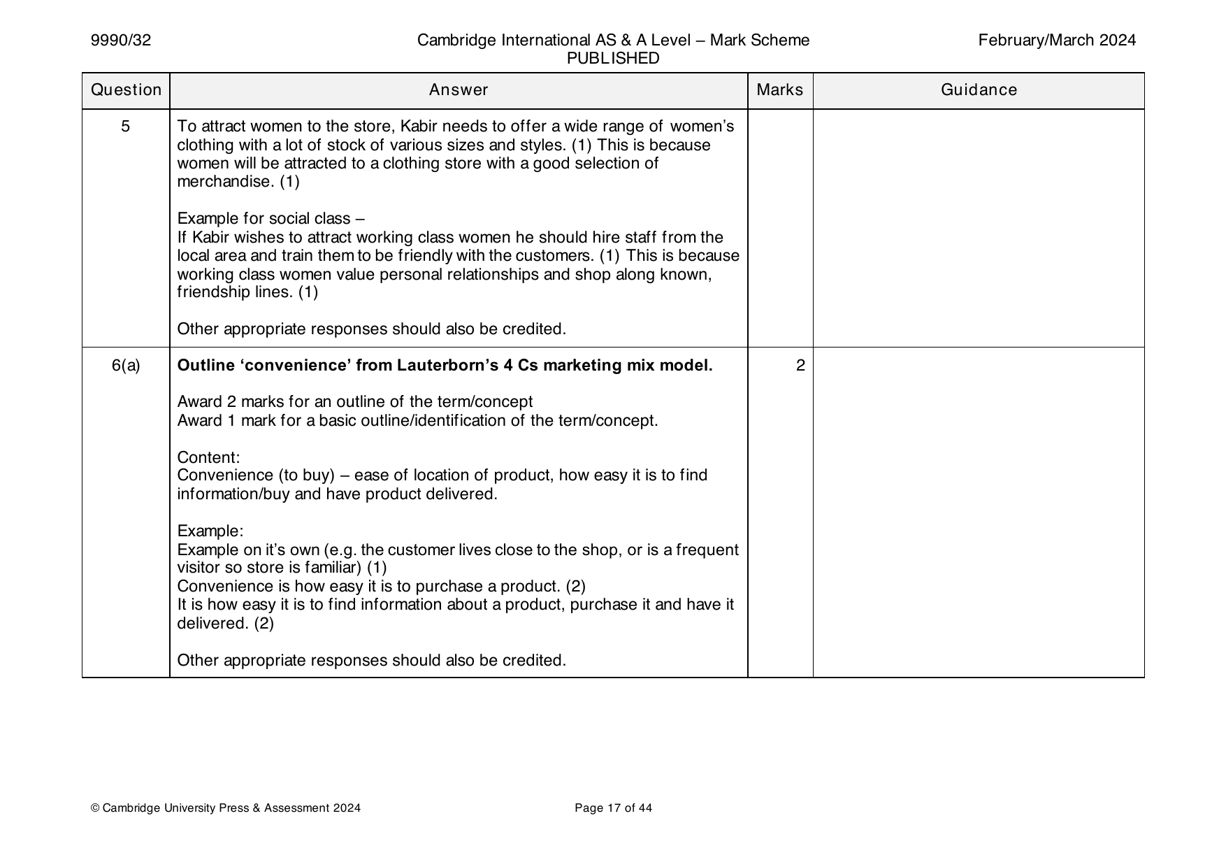 9990-2024-m-32-q05 official mark scheme page