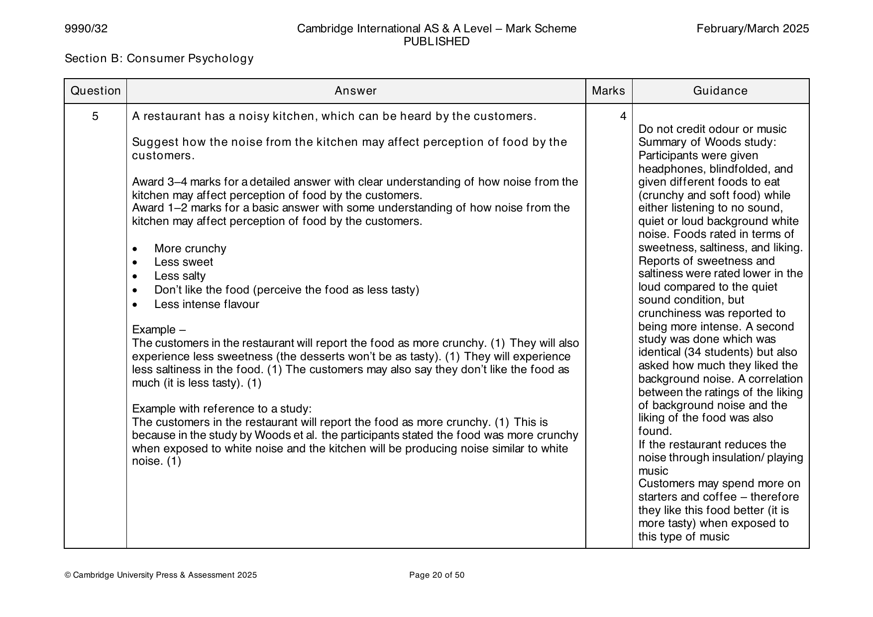 9990-2025-m-32-q05 official mark scheme page