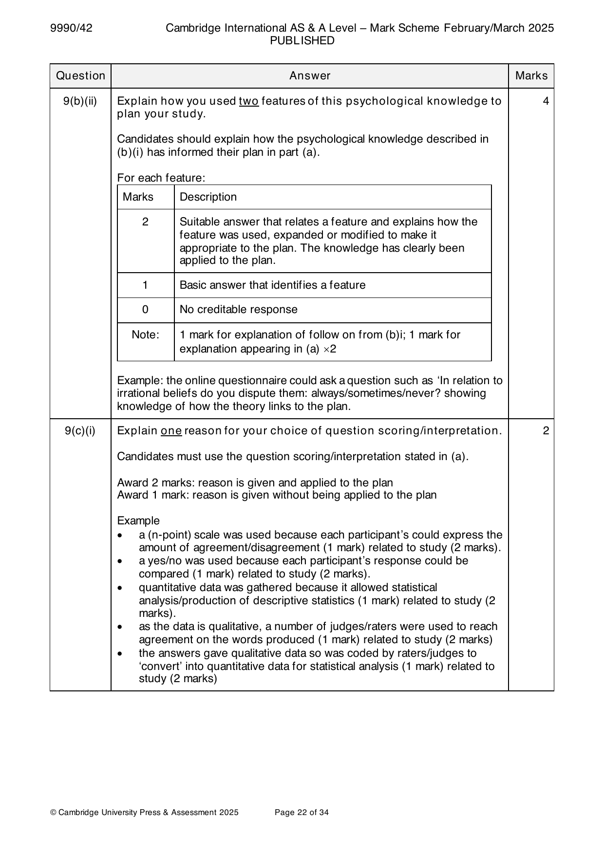 9990-2025-m-42-q09 official mark scheme page