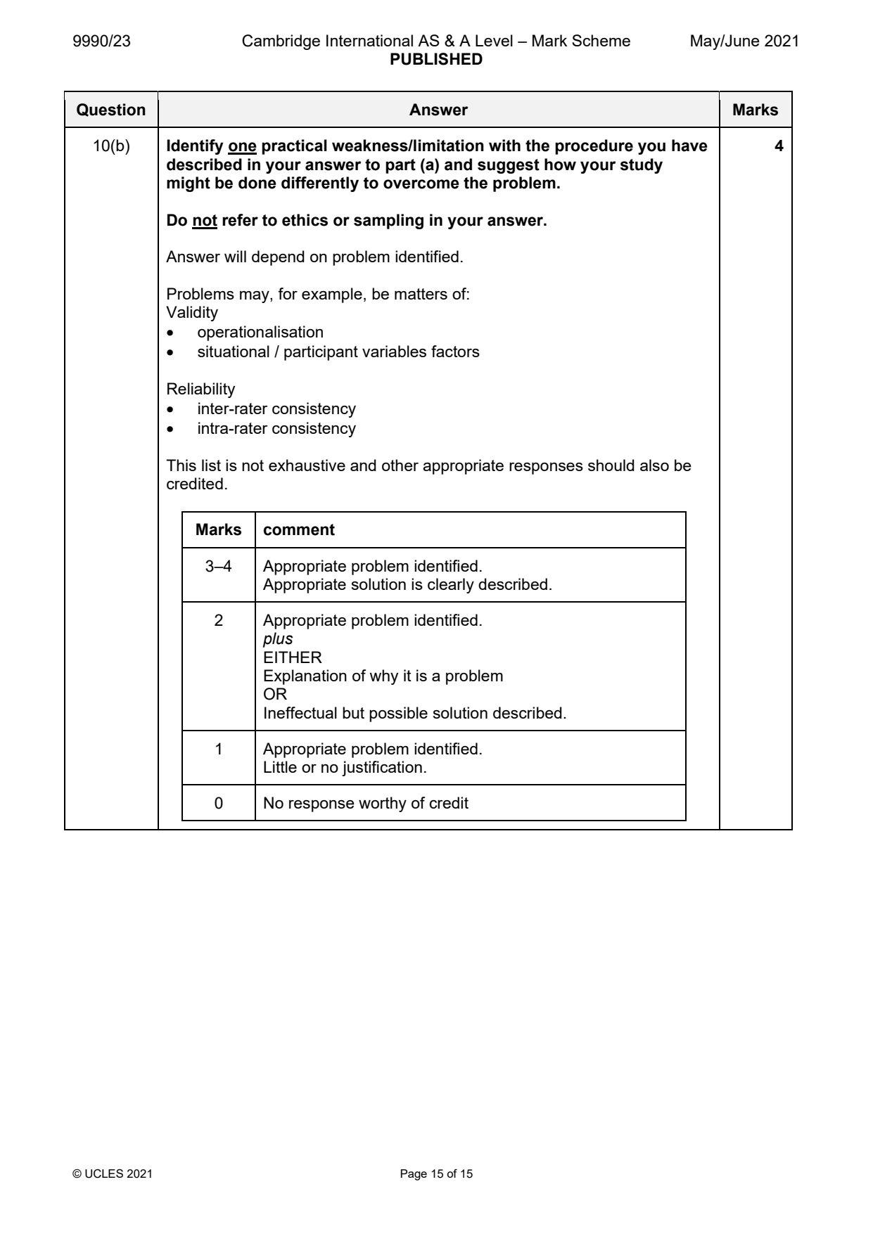 9990-2021-mj-23-q10 official mark scheme page