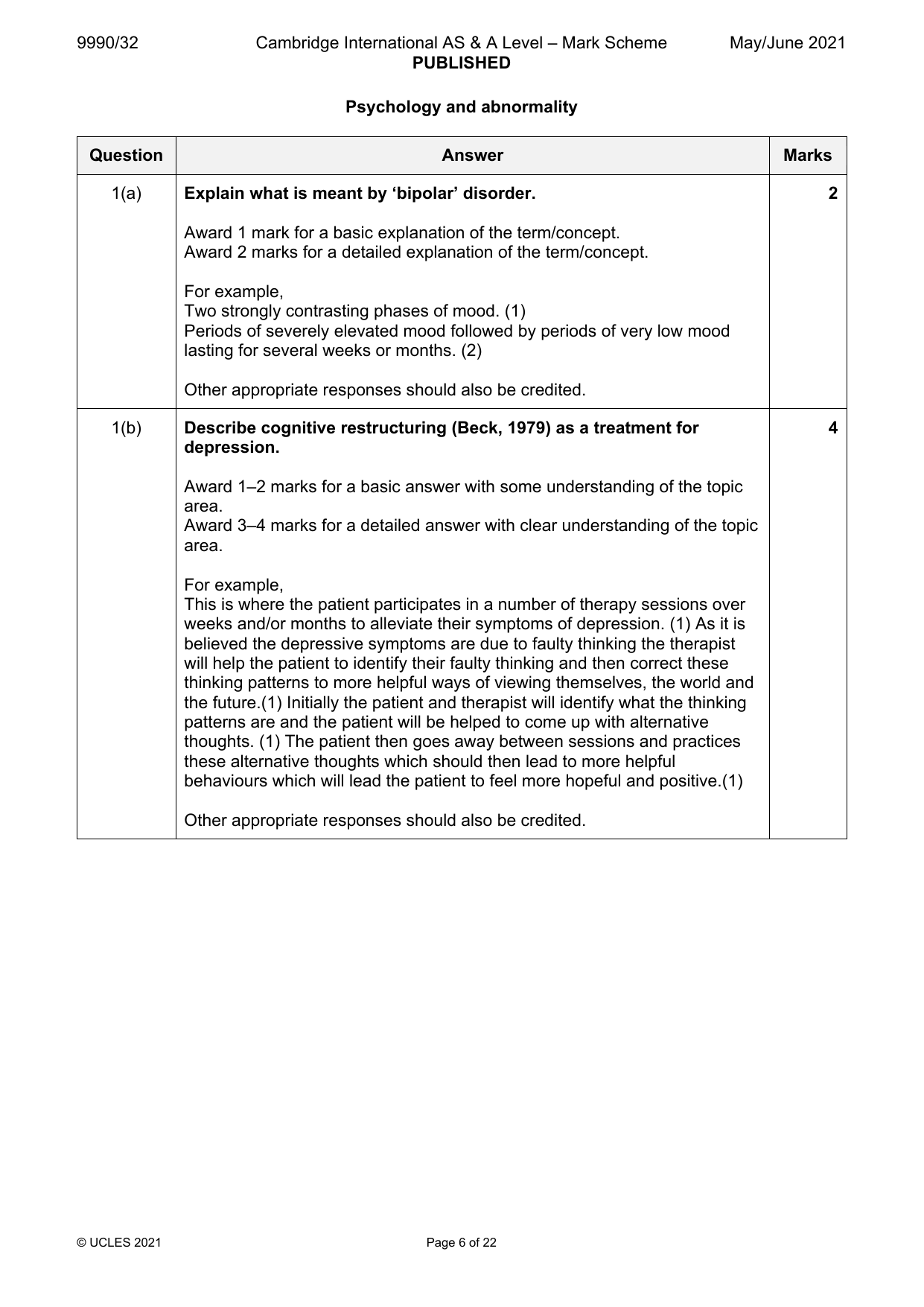9990-2021-mj-32-q01 official mark scheme page