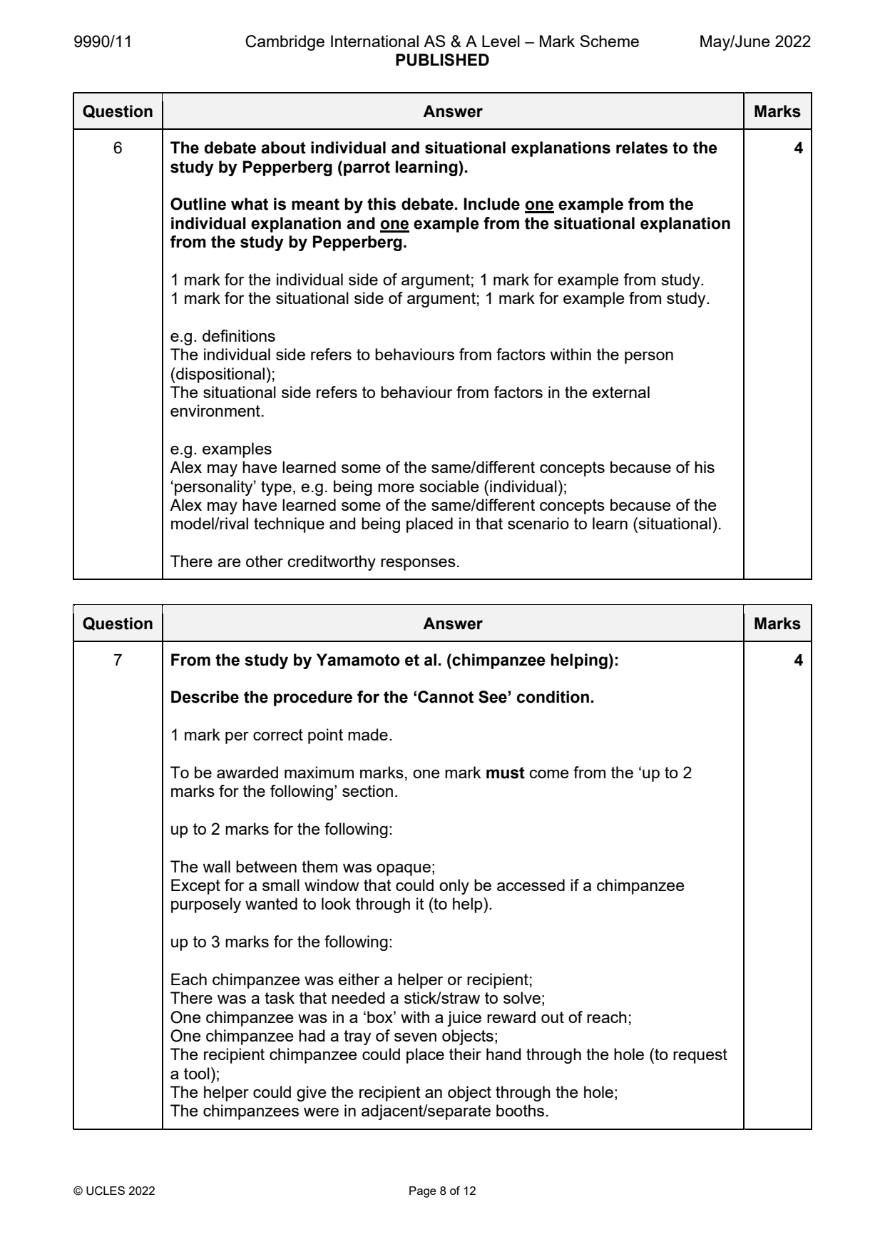 9990-2022-mj-11-q06 official mark scheme page