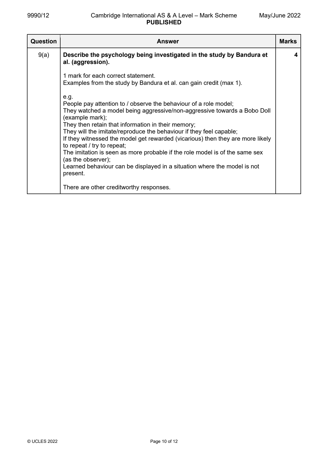 9990-2022-mj-12-q09 official mark scheme page