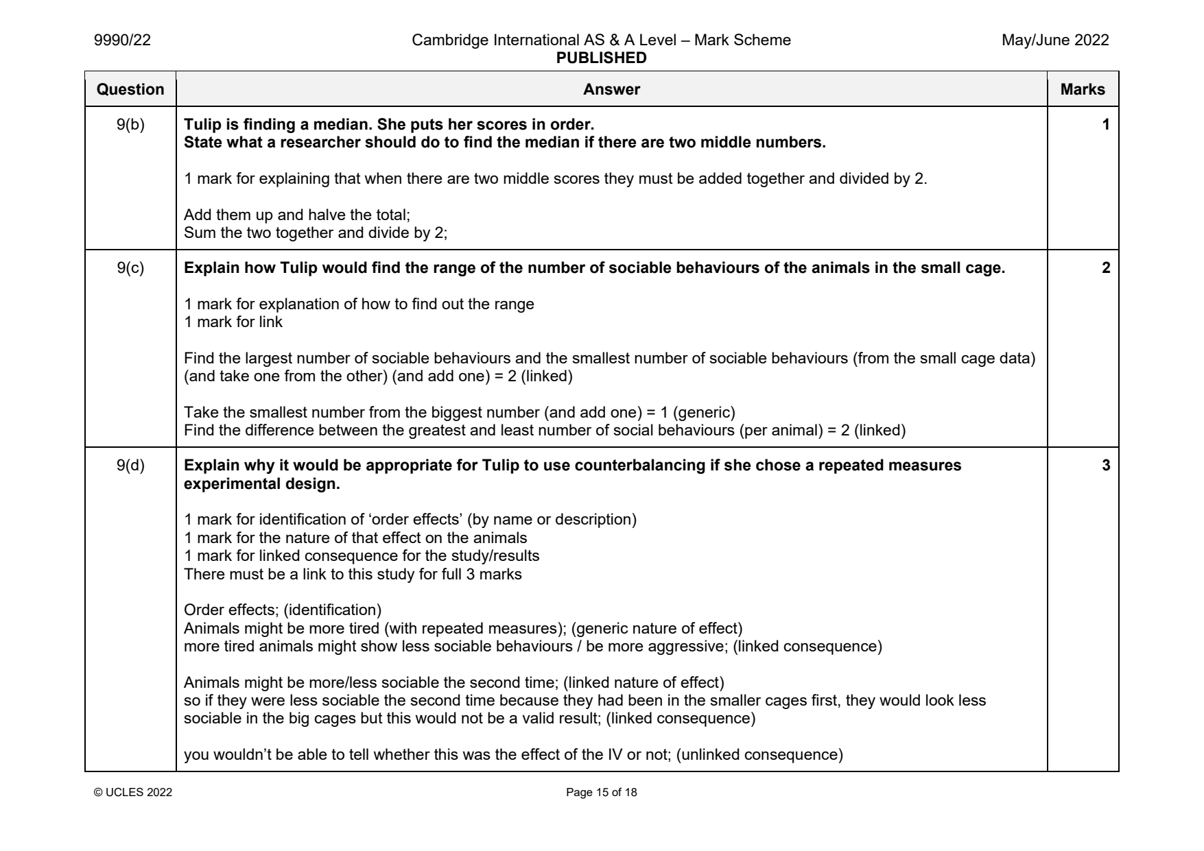 9990-2022-mj-22-q09 official mark scheme page