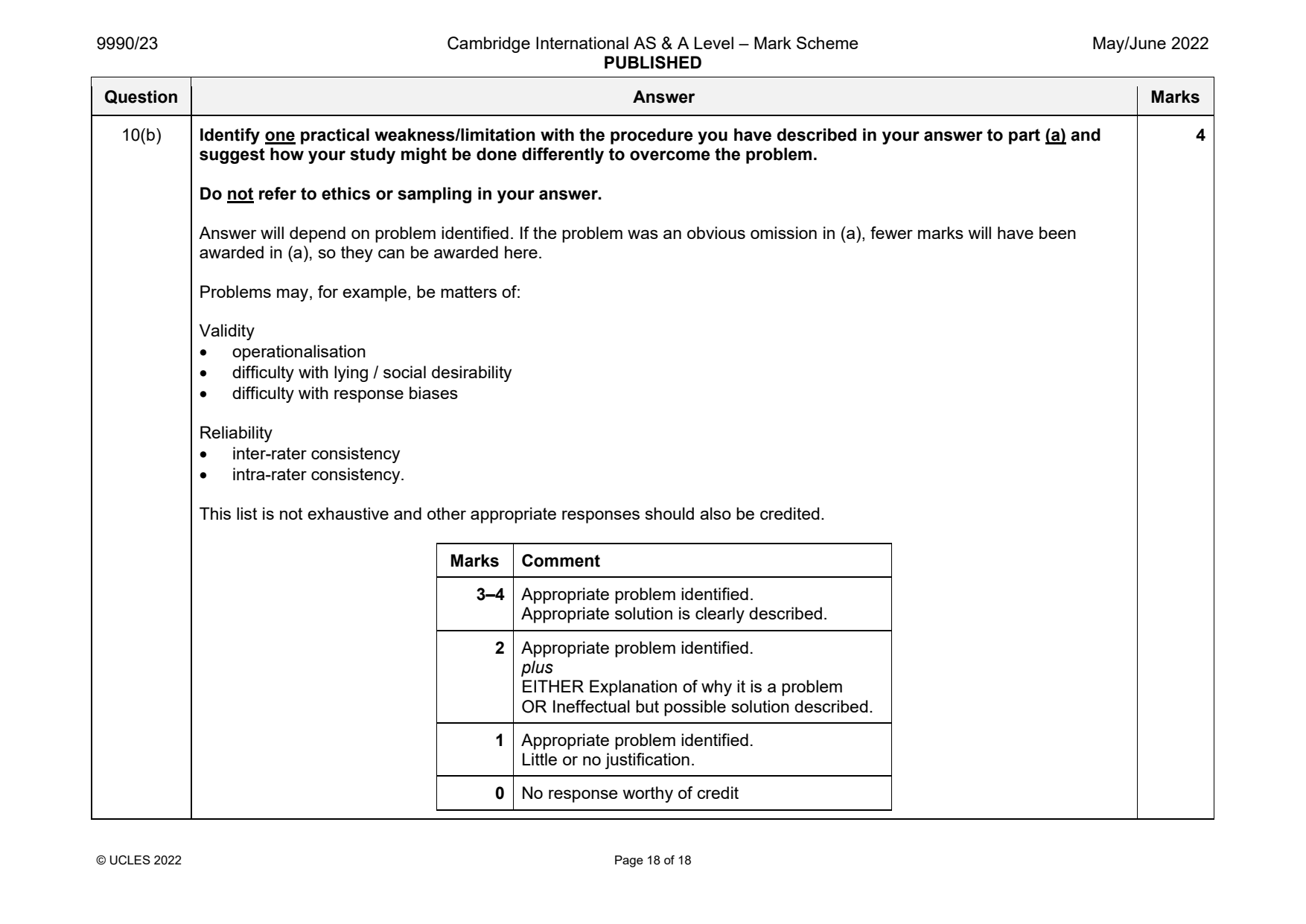 9990-2022-mj-23-q10 official mark scheme page