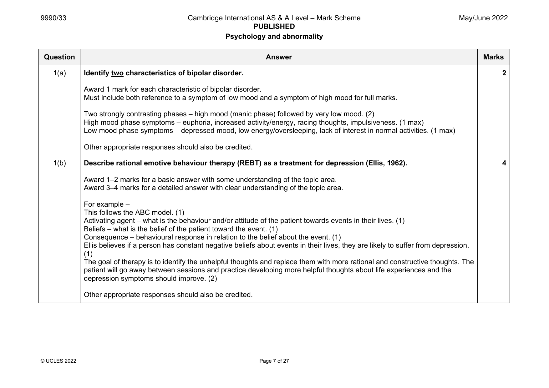 9990-2022-mj-33-q01 official mark scheme page